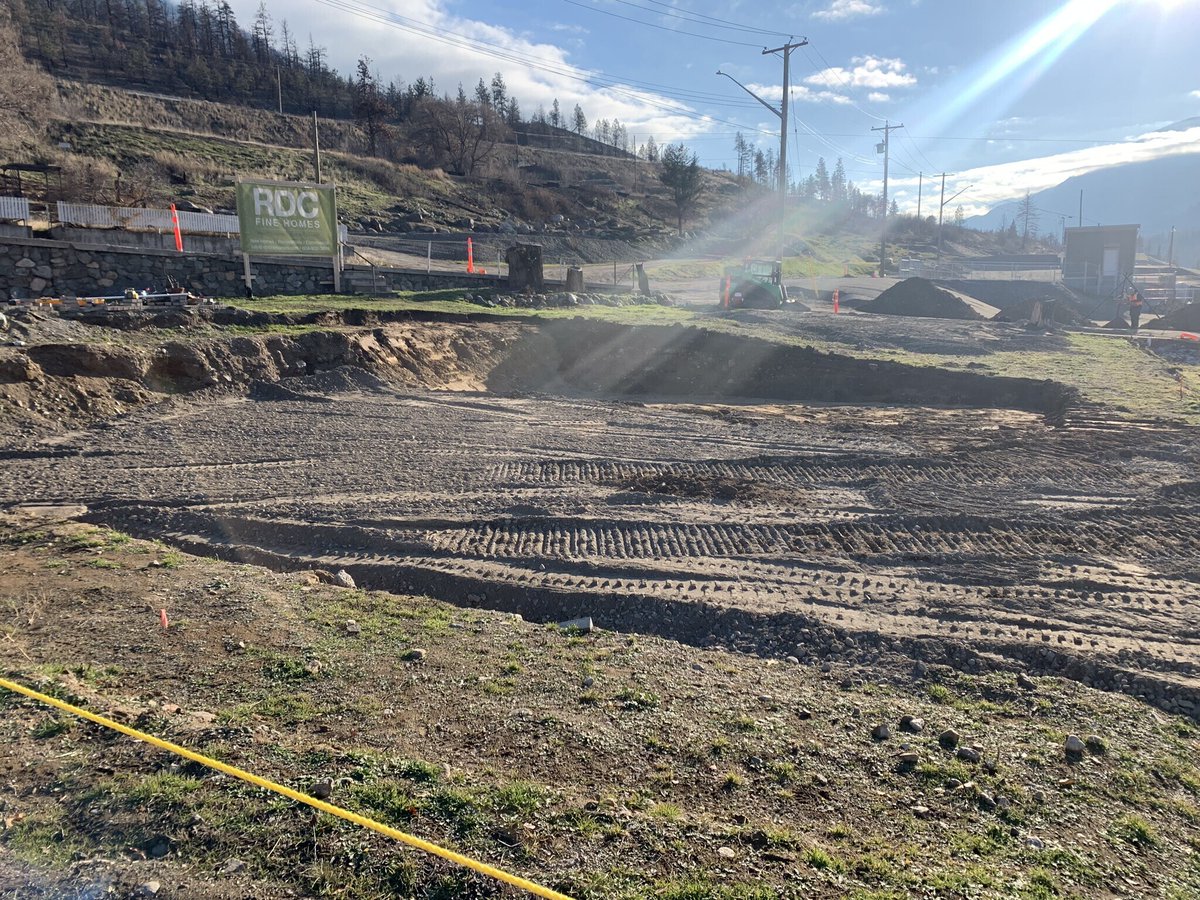 Big shoutout to our dedicated RDC staff, Jamie and Tim, for their on-site coordination and  for these photos of the excavation at the Lytton Fire rebuild site.

Foundations with our partners Nudura Insulated Concrete Forms supplied by Vancouver ICF to start next week.  🏠💚🤝