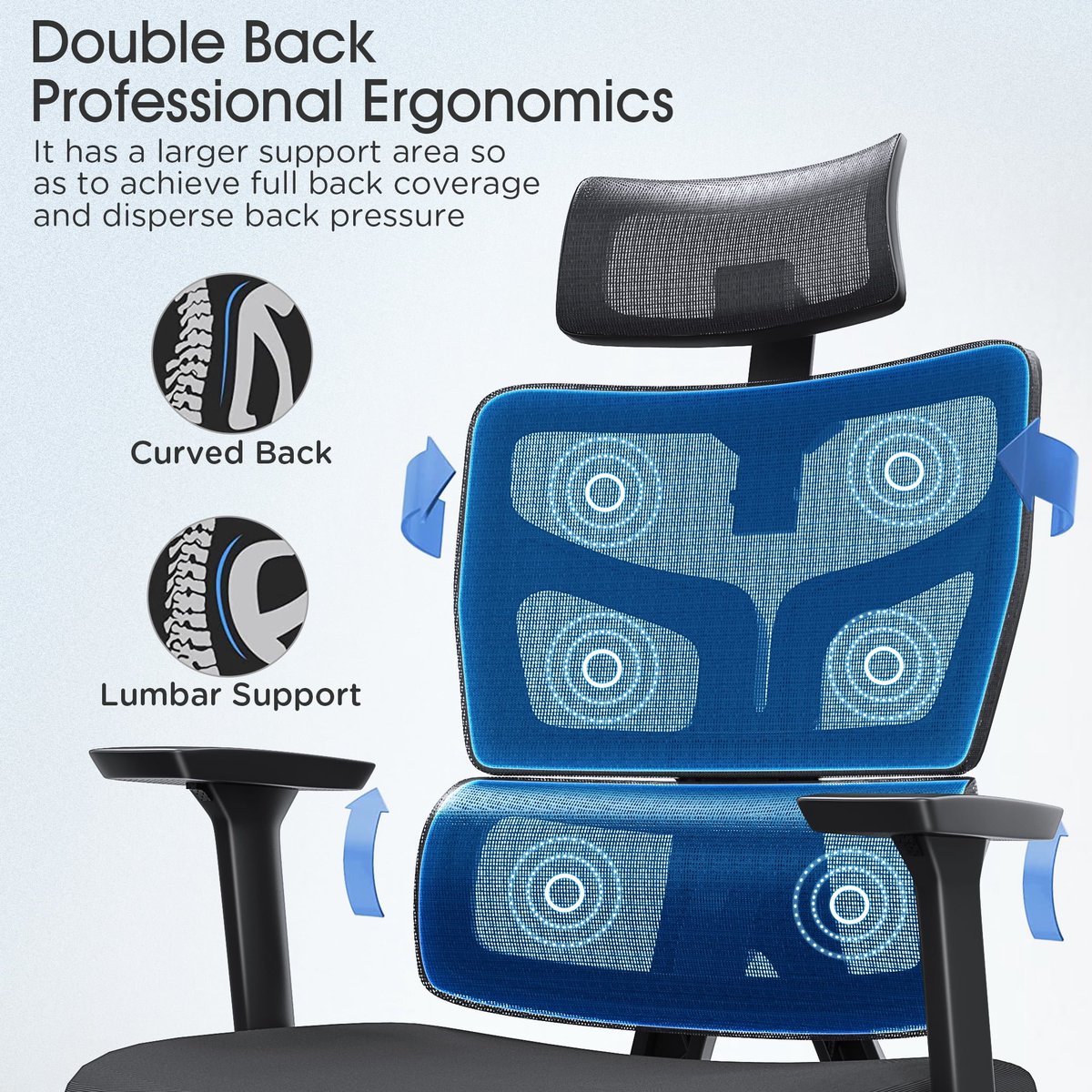 High Back Desk Chair - Adjustable Headrest, 3D Self-adaptive Lumbar Support

sovrn.co/c5scfxx

Save $280.00

#giftsforhim #giftsfordad #giftsformom #ChristmasGift #OfficeFurniture