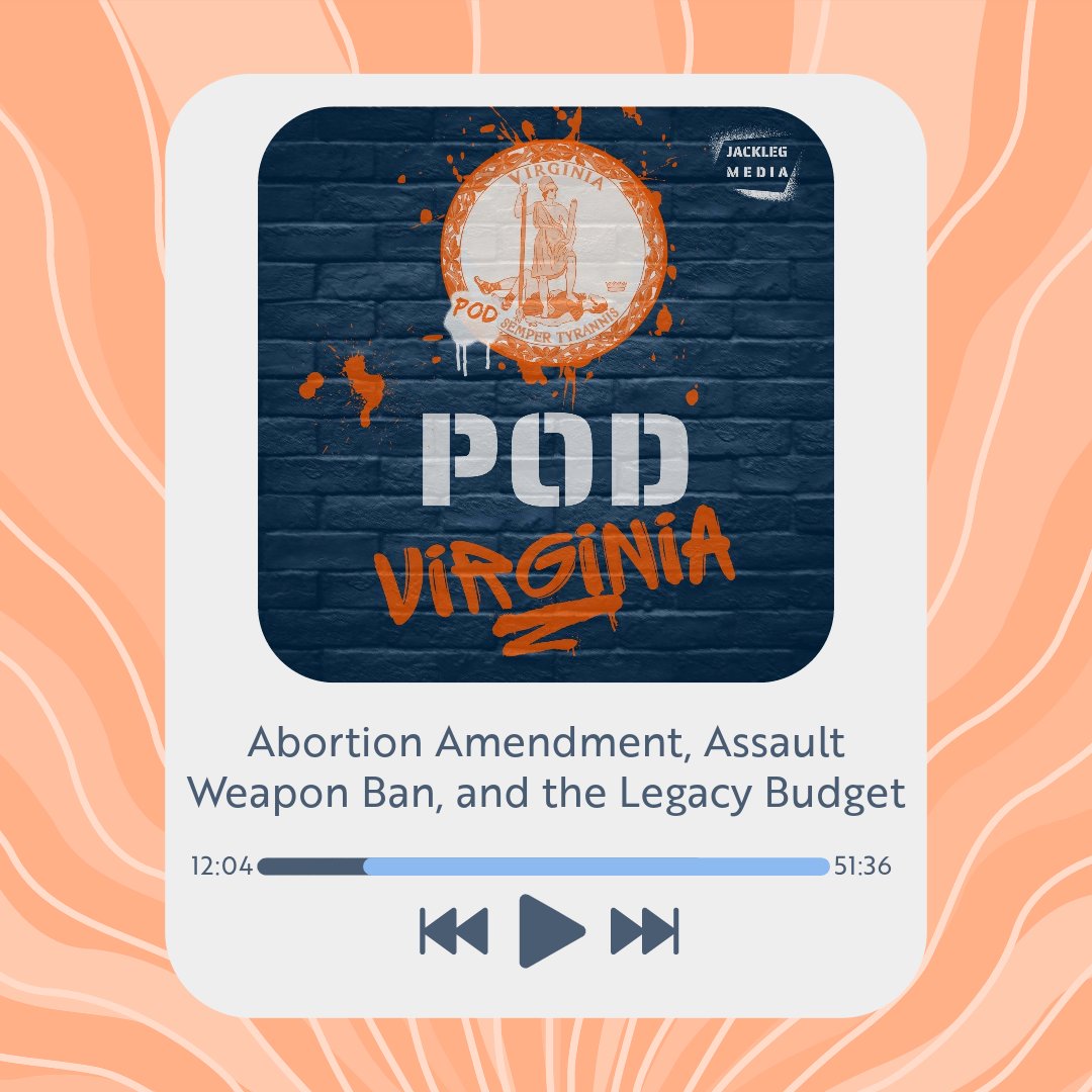 pod_virginia's tweet photo. On the latest #PodVA
VA Dems push constitutional amendment protecting reproductive rights
2024 statewide & congressional campaigns have begun
Youngkin puts together his legacy budget
Alexandria ditches single-family zoning
#VirginiaNews #Politics
https://t.co/Cjn67sZaBQ https://t.co/5ieQcYCS1I