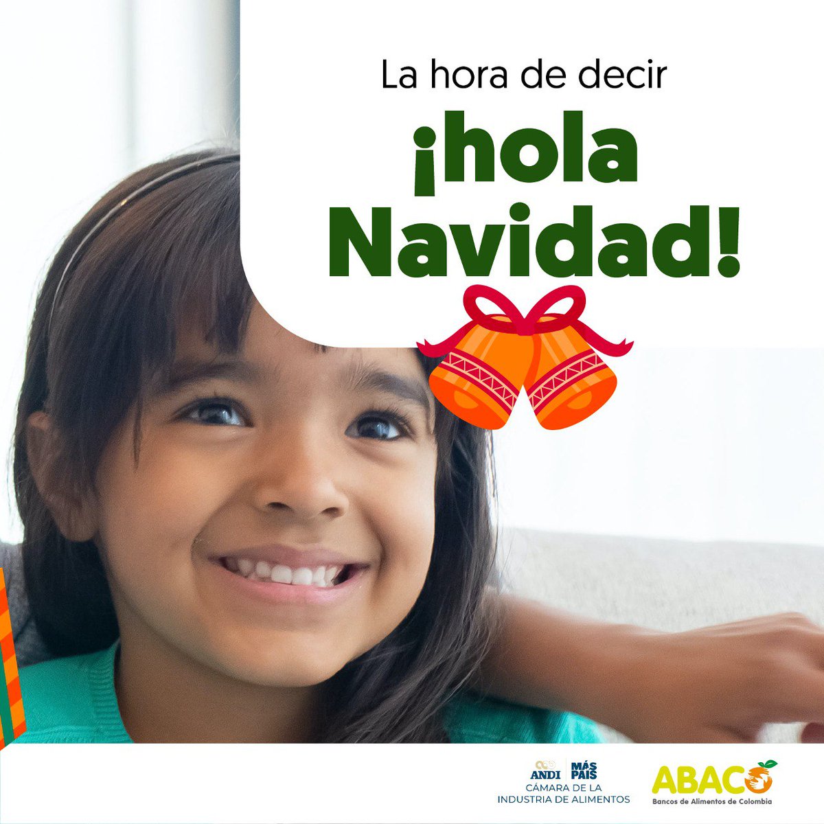 Con la llegada de la Navidad el ambiente cambia y es momento de cosechar lo sembrado. Nosotros vamos cerrando un gran año de trabajo conjunto hacia una Colombia sin hambre. Conoce más aquí 
abaco.org.co/alianza/

#AlimentandoSueños💜 
#BancosDeAlimentos 💚🧡