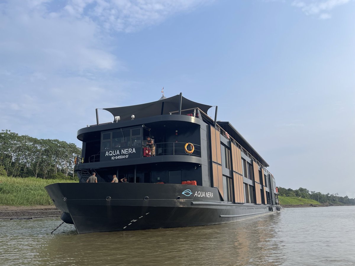 IncMachu's tweet photo. Aqua Nera Amazon cruise offers the ultimate luxury cruise experience in a unique environment such as the Amazon Rain Forest of Peru. Travel with us on this luxury adventure #Amazonluxurycruise #AquaNera https://t.co/SR0MESPt0g