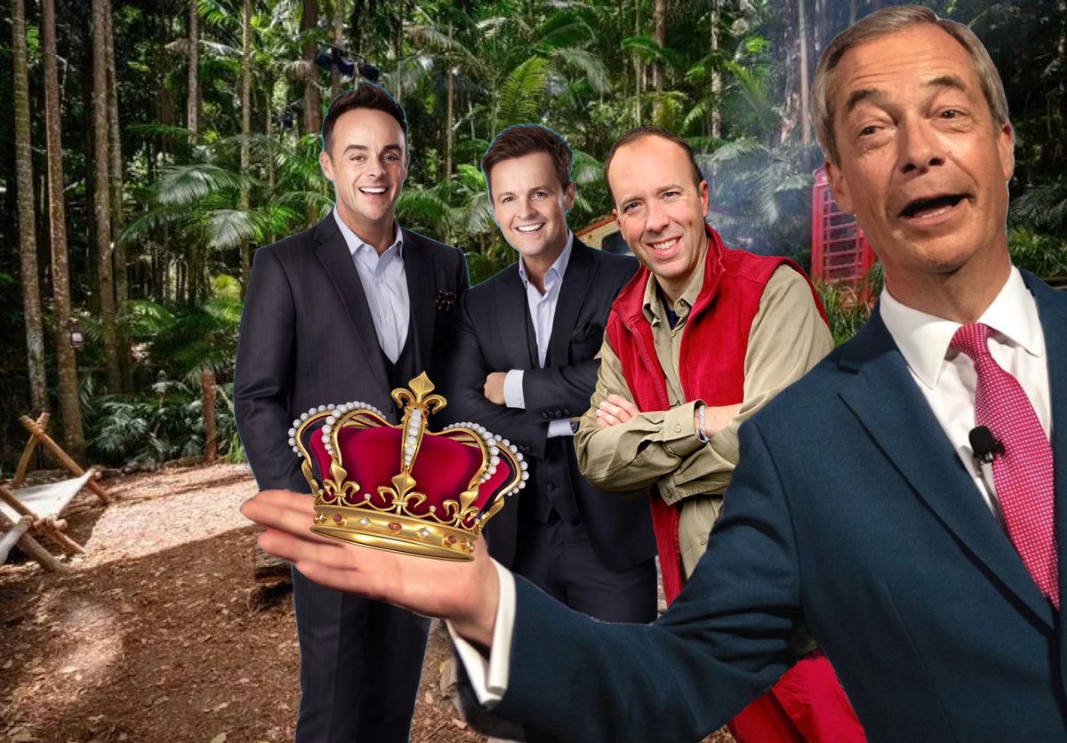 macquiod's tweet photo. @imacelebrity Everyone wants Nigel to win https://t.co/1tD02onRdo