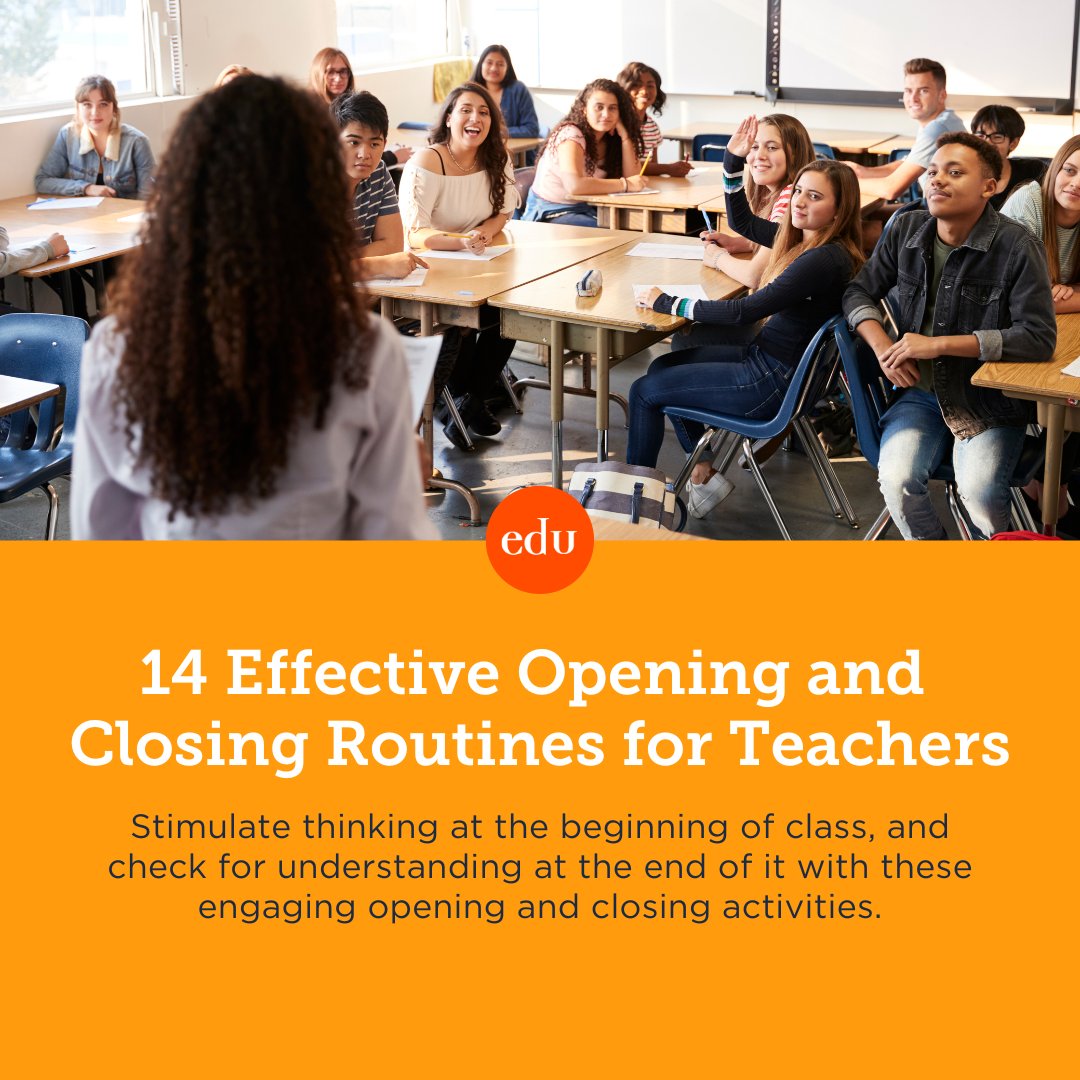 ✨ Want to captivate your students from the start of class to the end of it? Edutopia's <a href="/borywrites/">Andrew Boryga</a> shares opening and closing activities to ignite curiosity and consolidate knowledge: edut.to/47ADqoo