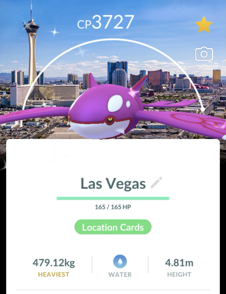 BionicBen1218's tweet photo. @MYSTIC7 I have a few which I like a lot
1. Lucky Costumed Lugia from Go Fest 2017 given as compensation
2. Lucky XXL Shiny Blanche Lapras
3. Las Vegas Background Shiny Kyogre from Hoenn Tour
4. Lucky Shiny Level 1 Zapdos from Elite Raids https://t.co/RHxiL6KfHD