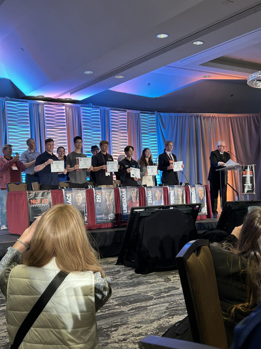 I had a great time supporting the National Cybersecurity Signing day and cheering on some amazing Seniors going into the Cyber Workforce! Love being a part of the #NICEK12 <a href="/bethcerrone/">Beth Cerrone</a> <a href="/KayleeC_IC/">Kaylee Crouthamel</a> <a href="/danny5hernandez/">Danny Hernandez</a> <a href="/senoj926/">senoj</a>
