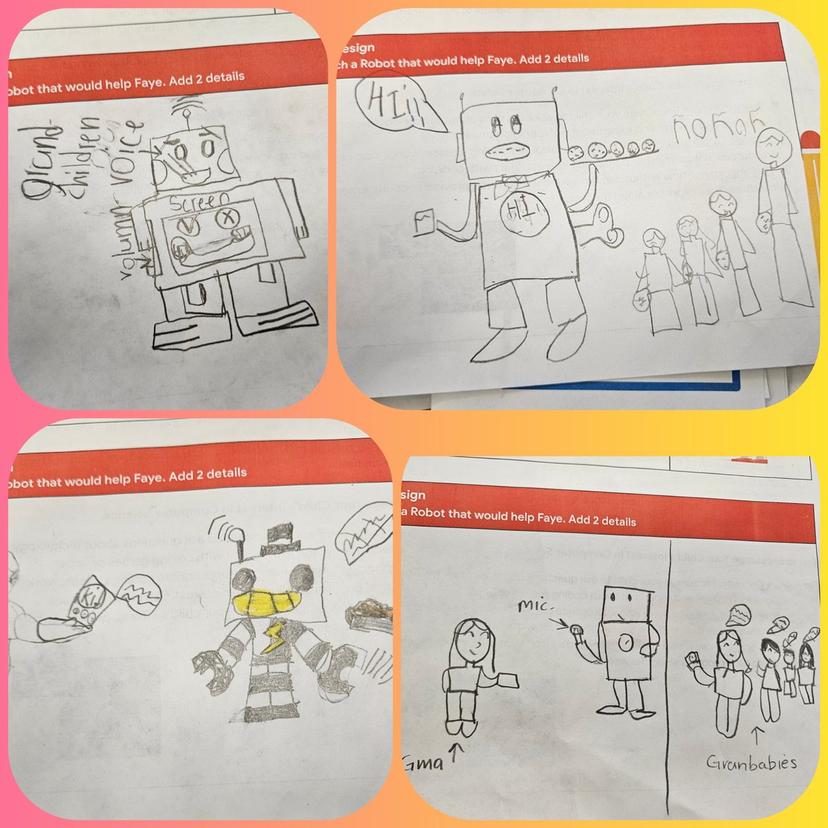 The 3rd-grade classes at @MLKJrLAUSD had #Googlers speak about creating robots to help others. Loved the creativity & compassion shown by students. #CSEDWEEK #CS4LAUSD #designthinking #CS4All @rafaellbaldera1 @ISTEofficial @hourofcode @LAUSDArts @LASchools
