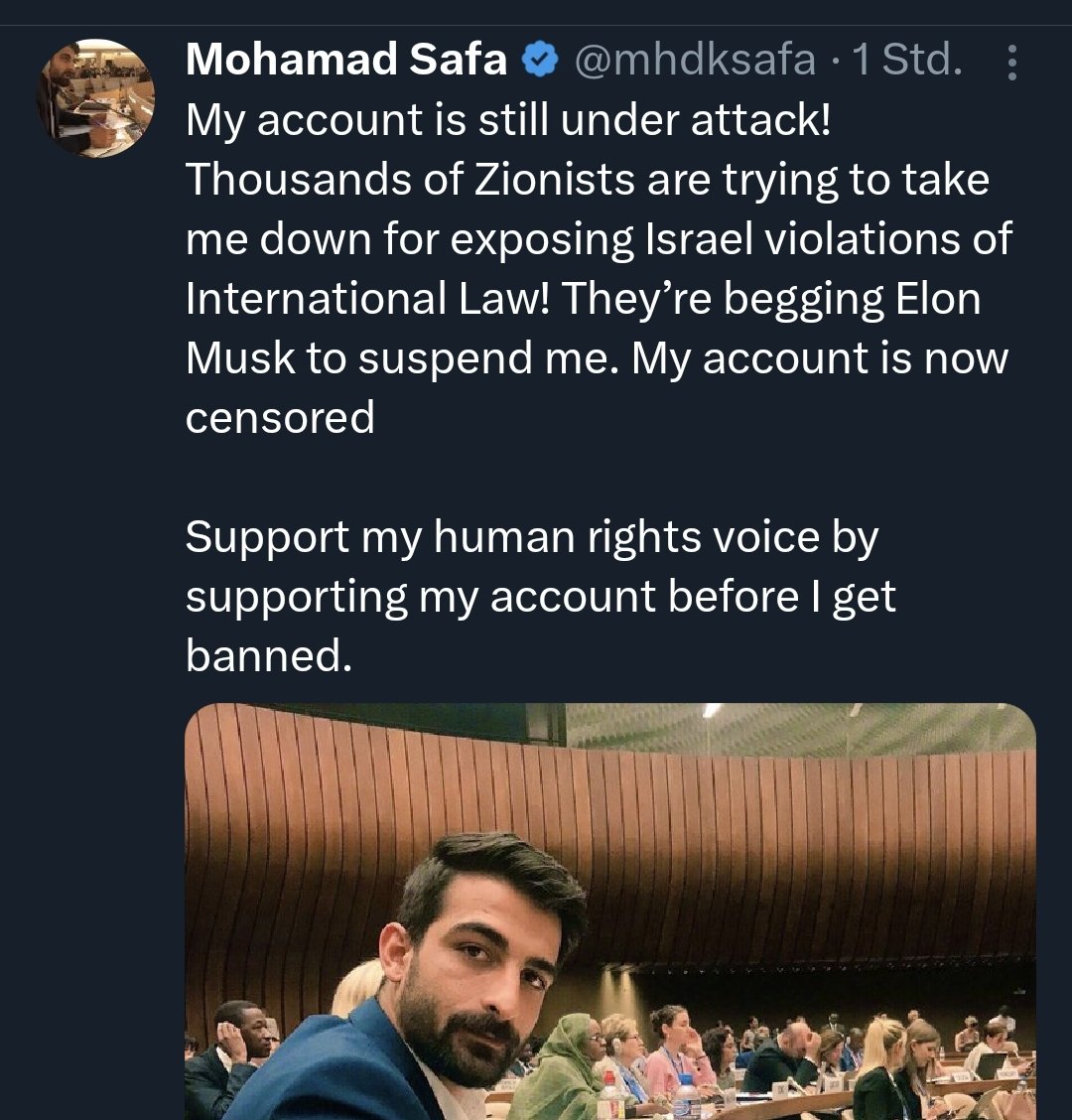 JonaSalKupper's tweet photo. @mhdksafa ♦️I feel with you, Mohamad. Your account was blocked days ago, but you can still write by a miracle of Allah, though Zionist organ traffickers have stolen your brain. Please take me, your seed shall create 10 martyrs for Jihad 😘
#gaza #hamads #israel #unscam https://t.co/ZLr2J0OOWj