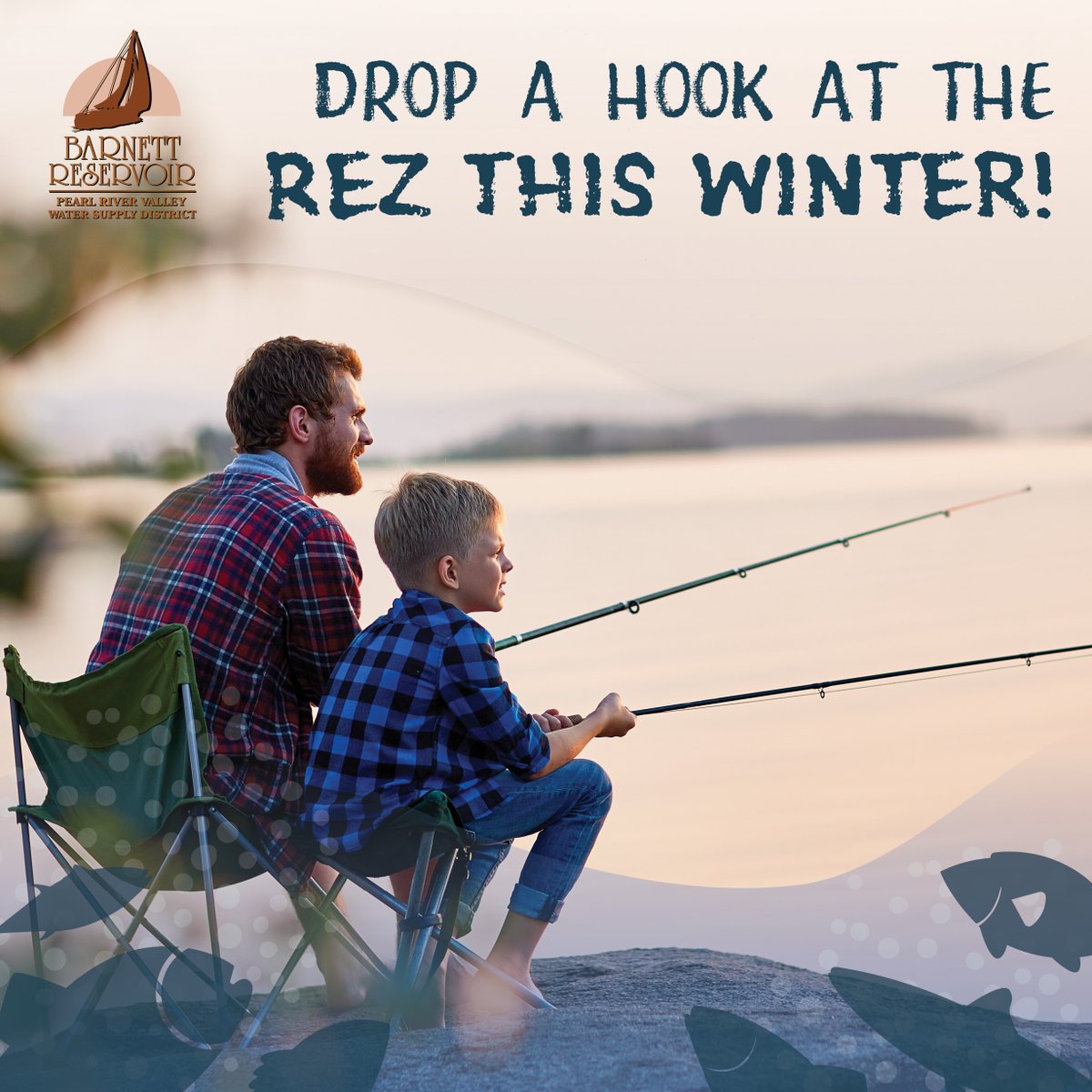 Thinking about activities to do with the kids this winter break? Look no further! The Ross Barnett Reservoir is the perfect place to drop a hook and fish with the family.

For more information on fishing at the Rez, click here! therez.ms.gov/parks-recreati…