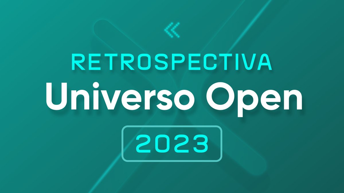A retrospectiva do Universo Open já está no ar! 🚀 ▶️ Confira os acontecimentos que marcaram o ano: youtu.be/9VpoWmDso70?si…