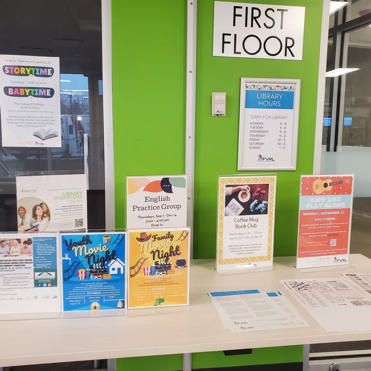 Nancy_McCurrach's tweet photo. CEO @ReadLearnPlay - Fraser Valley Regional Library Scott Hargrove & Board Chair Cllr Mike Hayes from @citypittmeadows & myself (@CityofPoCo Designate for the Terry Fox Library) visited the Library to show our appreciation to all the employees. #HappyHolidays #terryfoxlibrary https://t.co/gn1GacuXHo