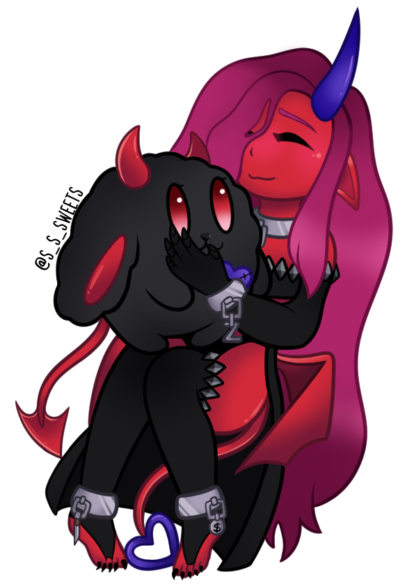 CrimDemon's tweet photo. Welcome to my hellgarden, my dear~ I'm a succubus that hails from the Lust Ring in Hell. Though, I think this realm is more fun~ I'm always here to serve and entice. I'm a flirt, so hide your wives and your husbands~ https://t.co/mtlMb8jVC5