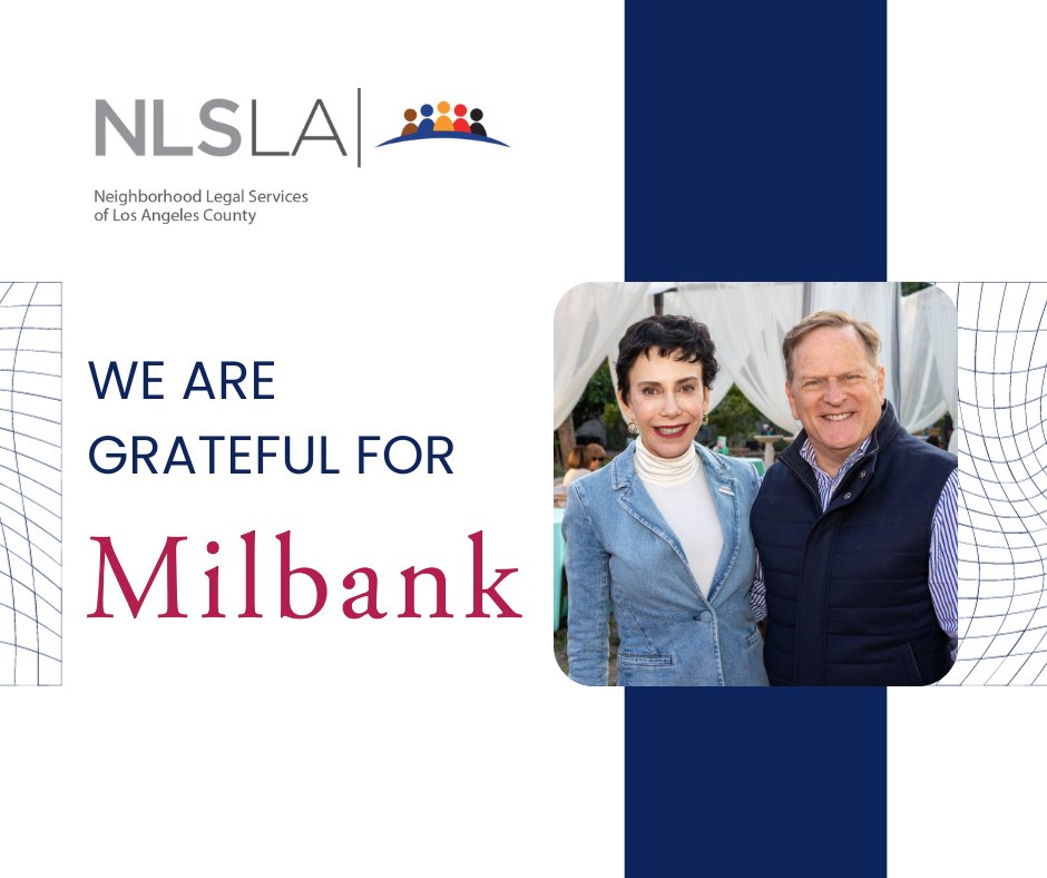 NLSLA (@nlsla) on Twitter photo Thank you, <a href="/MilbankLaw/">Milbank LLP</a>, Dr. Mara Cohen, and Allan Marks, for your incredible generosity and support. Your commitment to providing access to justice makes a real difference in the lives of those who need it most. Thank you, <a href="/MilbankLaw/">Milbank LLP</a>, Dr. Mara Cohen, and Allan Marks, for your incredible generosity and support. Your commitment to providing access to justice makes a real difference in the lives of those who need it most.