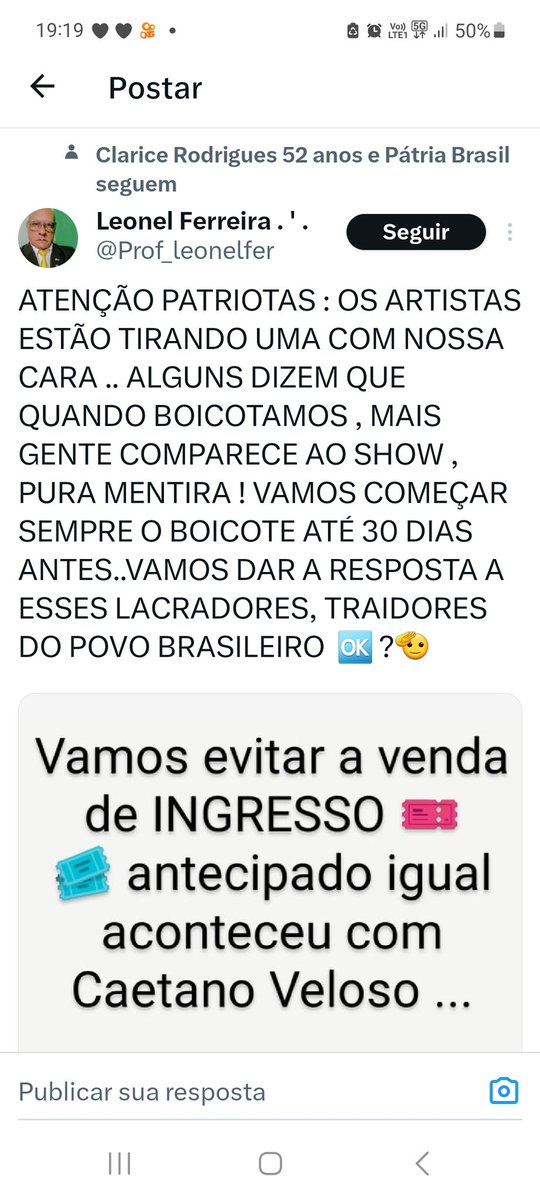 Sem vocês nos shows, temos paz e espetáculo!
#fiquememcasa