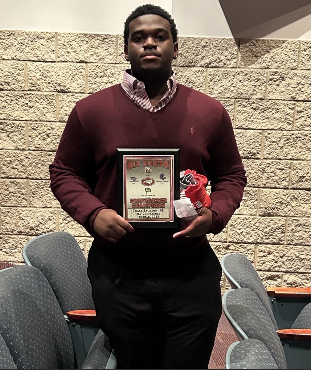 Honored to be presented with my All Conference award last night. Coaches, I am still available. #hardworkworks #PDFamily