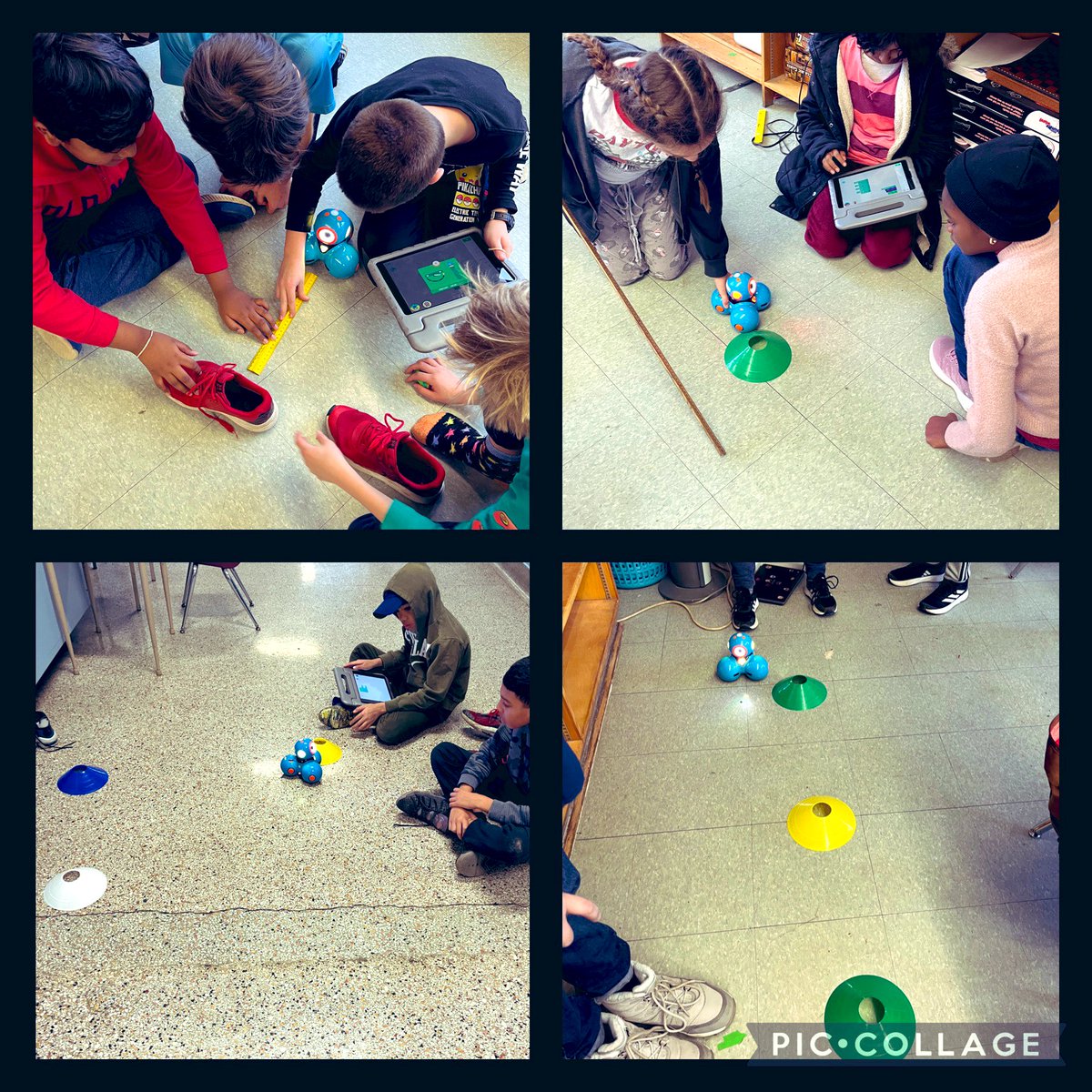 The Grade 5/6 classes were busy creating and coding obstacle courses for our dash robots! <a href="/LizBHolder/">Liz Holder</a> <a href="/Gayle_R_David/">Gayle David</a> <a href="/VanessaGrieve/">Vanessa Grieve</a>