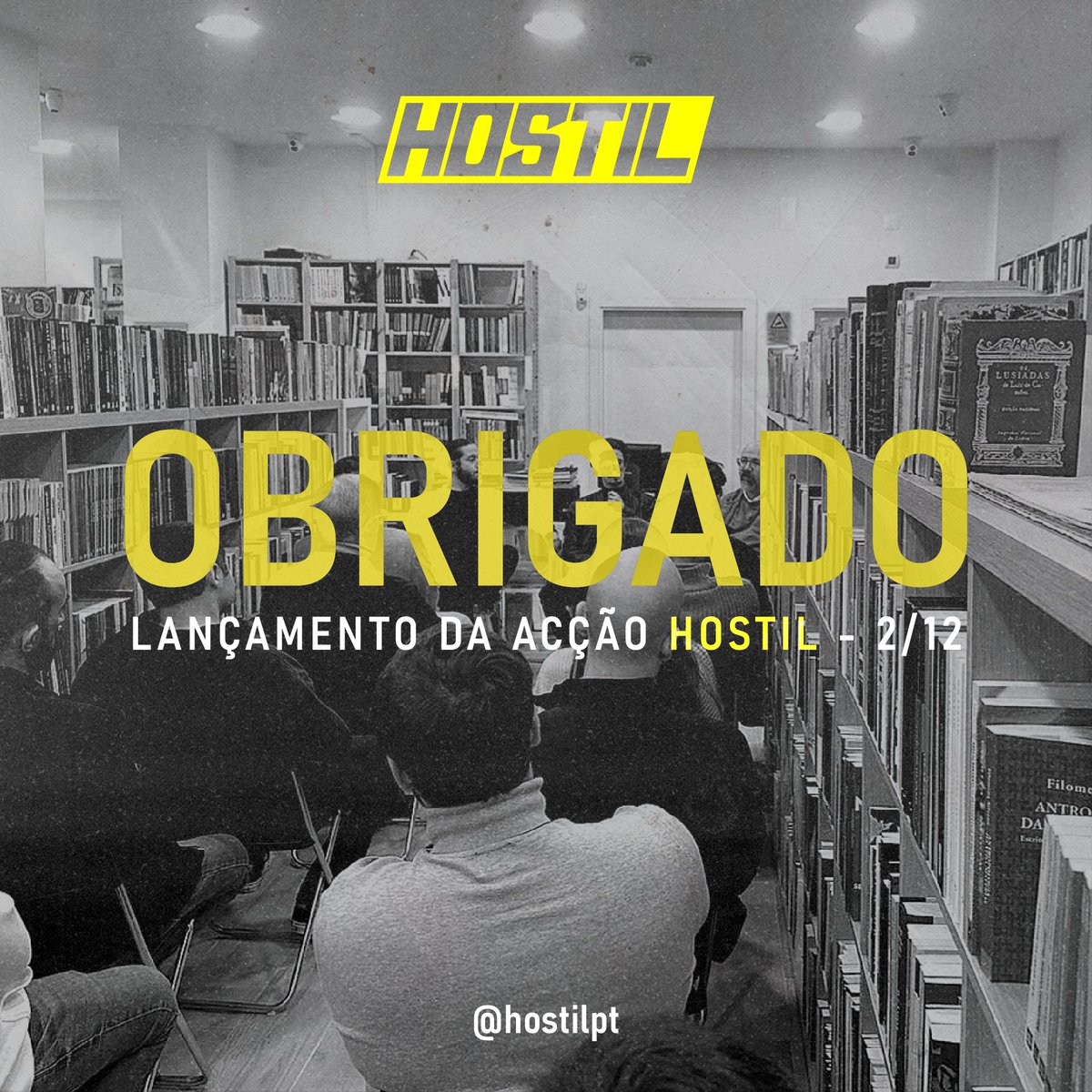 hostilpt's tweet photo. Obrigado a todos que puderam vir. É o início de um novo projecto.
Viva à Acção HOSTIL!⚡🟨⬛
#lançamento #portugal #patriotismo #pátria #técnica #metafisica #filosofia #metapolitica #multipolaridade #europa #tradição #ecologia #arte #posmodernismo #hostil #obrigado https://t.co/LWPtl3UHqq