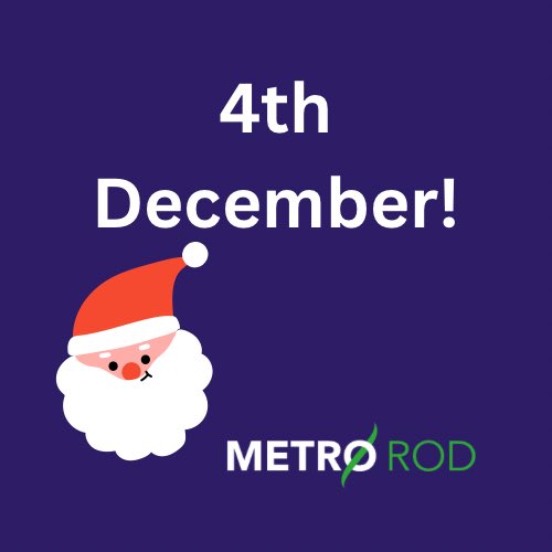 MetroRod_WEssex's tweet image. December we are officially in the countdown for Christmas. 
Please remember we are 24/7 so we’re are available all over Christmas including Christmas Eve, Christmas Day and Boxing Day.
Call us now or 01371 878448 or 0800 668800 #24hourdrainage #westessexmetrorod #4thDecember