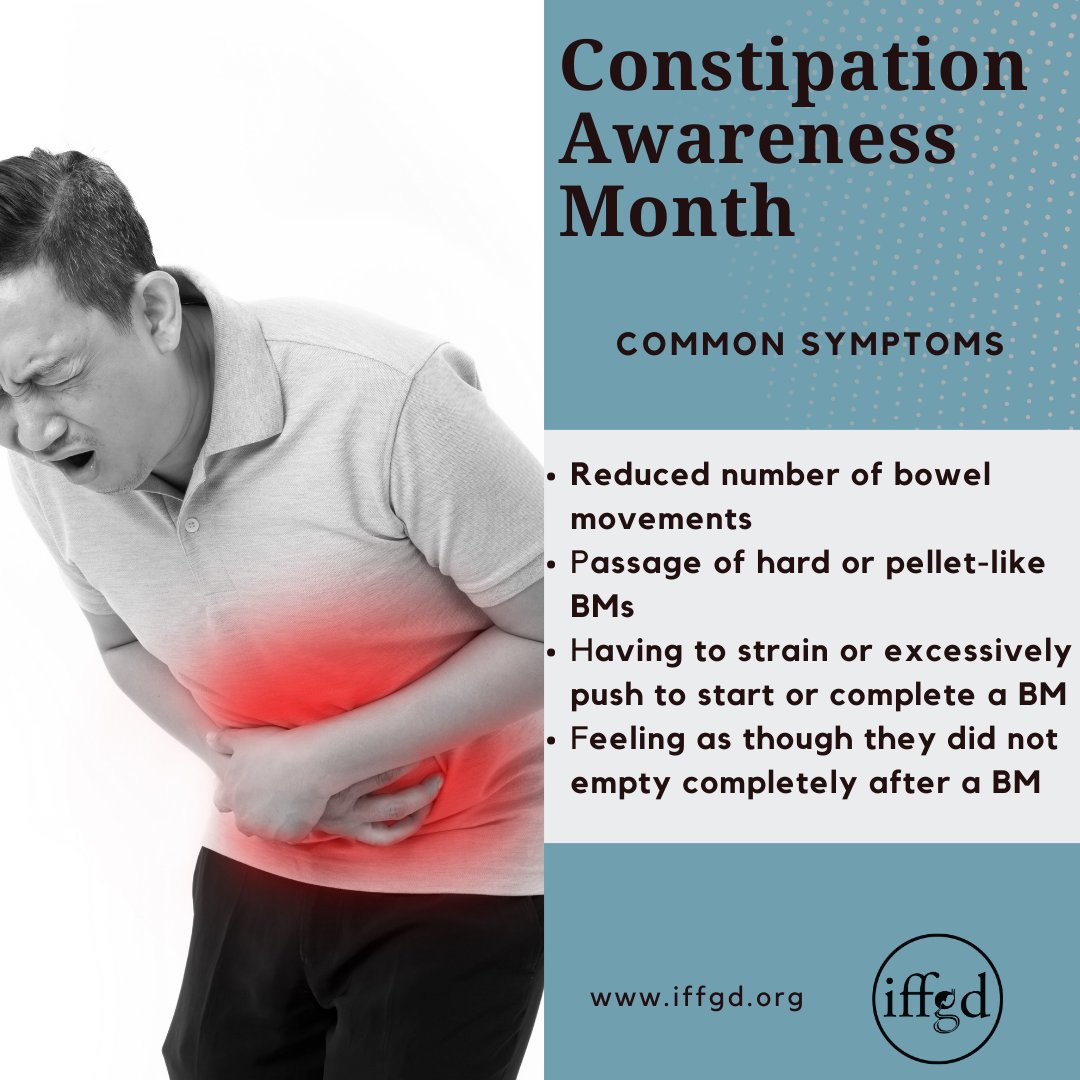 IFFGD's tweet photo. #Constipation can cause both physical and emotional symptoms. People may experience anxiety, irritability, a lack of self confidence and feeling as though they cannot engage in personal and professional activities. #ConstipationAwarenessMonth23 #BreaktheBlock https://t.co/KWQqwwSjxH