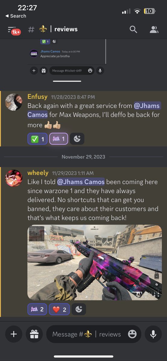 jHamWz's tweet photo. Best Camo Service There Is 👑 ✅ 
Hard unlocks only 
0 bans https://t.co/RJTznlw0VP