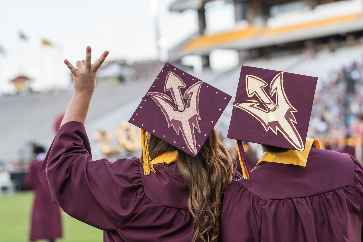 WPCareySchool's tweet photo. Congrats grads! Next week, 1,115 students will dress in maroon caps and gowns to celebrate their graduation from the W. P. Carey School of Business. https://t.co/mb12gIWtwT via @asunews #ClassOf2023 #WPCGraduation https://t.co/g7smWuPjEW