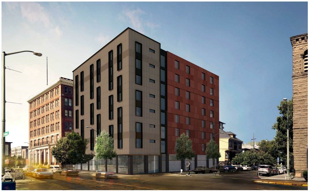 We can't wait to break ground on this gorgeous building will be the future home of The Eliza, thanks to a new grant #MercyHousingCalifornia received from @HUDgov. Once completed, there will be 97 #AffordableHomes for seniors with supportive services in #Oakland!