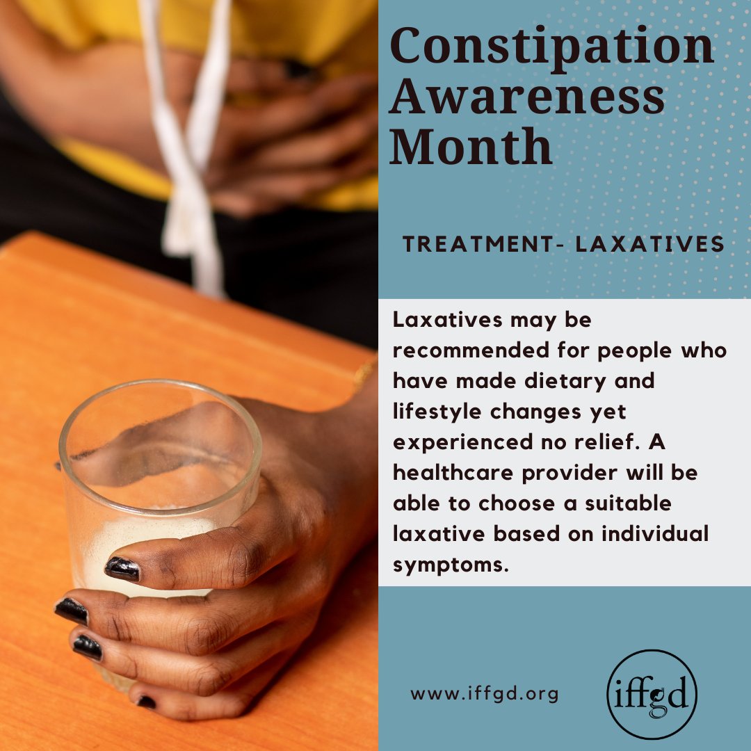 IFFGD's tweet photo. Part 2: However, #constipation can be a difficult disorder to treat due to the complex nature of symptoms and may often require multiple treatment methods. #ConstipationAwarenessMonth23 #BreaktheBlock https://t.co/CnyONeR1YY