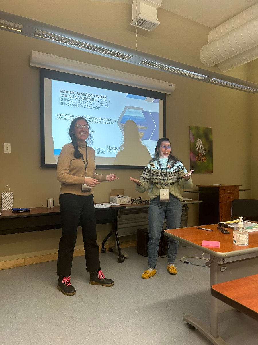 "Increasing Engagement and Equity in the Arctic Science Publication Process" and "Making Research Work for Nunavummiut"! "Améliorer l'engagement et l'équité dans le processus de publication scientifique sur l’Arctique" et "Rendre la recherche pertinente pour les Nunavummiut!"
