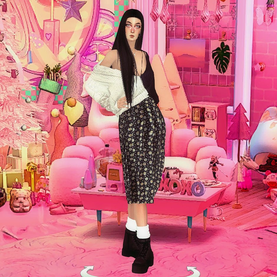 RachVoodooChild's tweet image. Excuse me, she&apos;s gorgeous.

She is goals tbh. xox 

#showusyoursims #sims4 #simscc #Sims4Cc