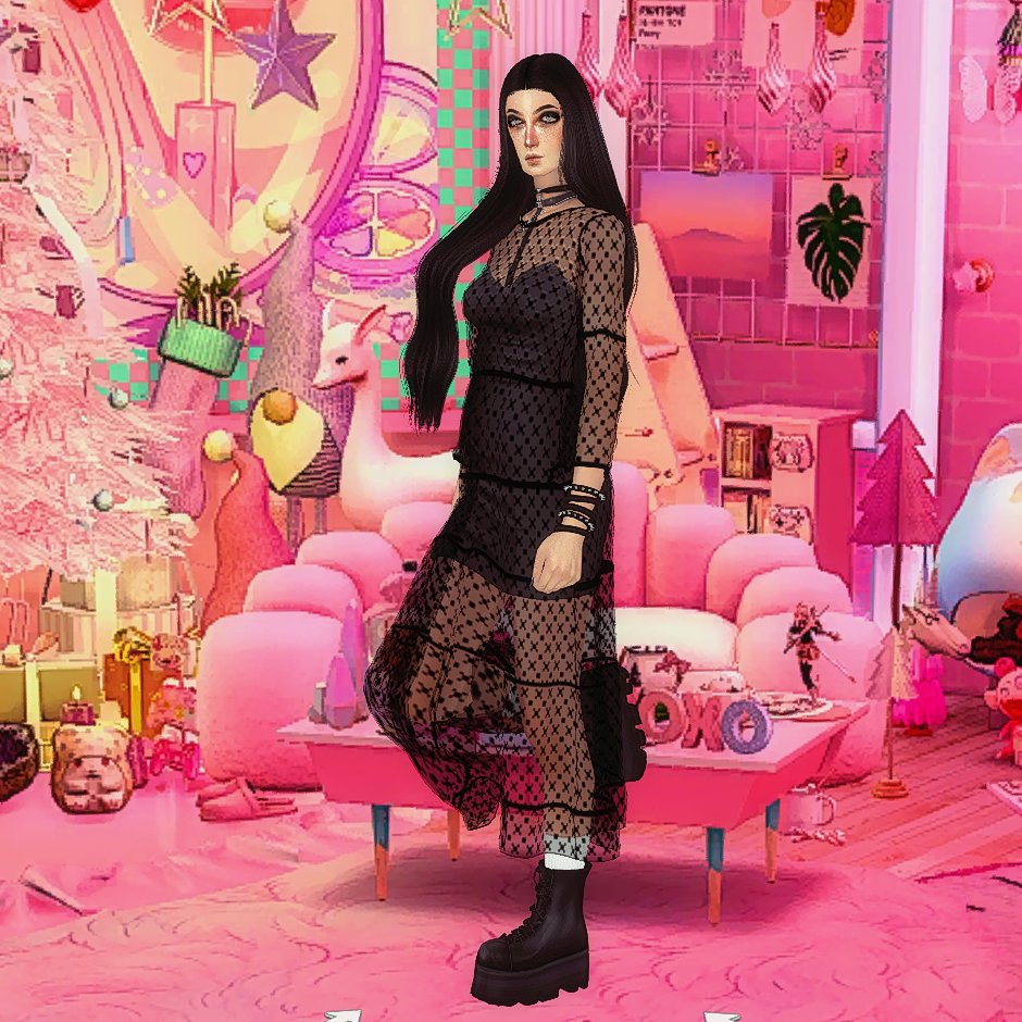 RachVoodooChild's tweet image. Excuse me, she&apos;s gorgeous.

She is goals tbh. xox 

#showusyoursims #sims4 #simscc #Sims4Cc