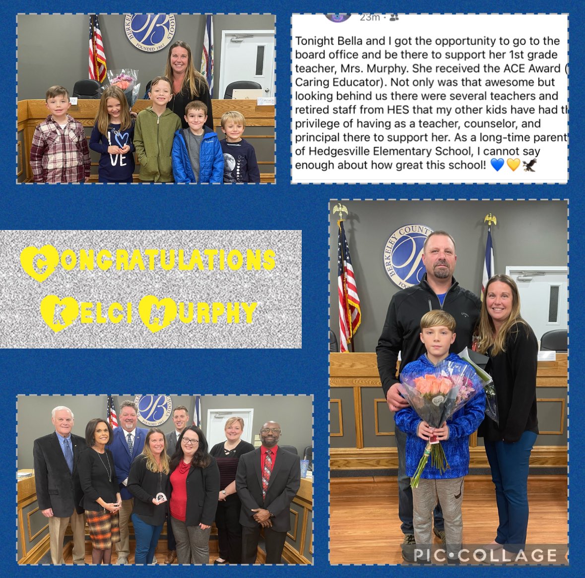 Congratulations to Mrs. Kelci Murphy, the December 2023 A Caring Educator for BCS! <a href="/BerkCoSchoolsWV/">Berkeley Co. Schools</a>