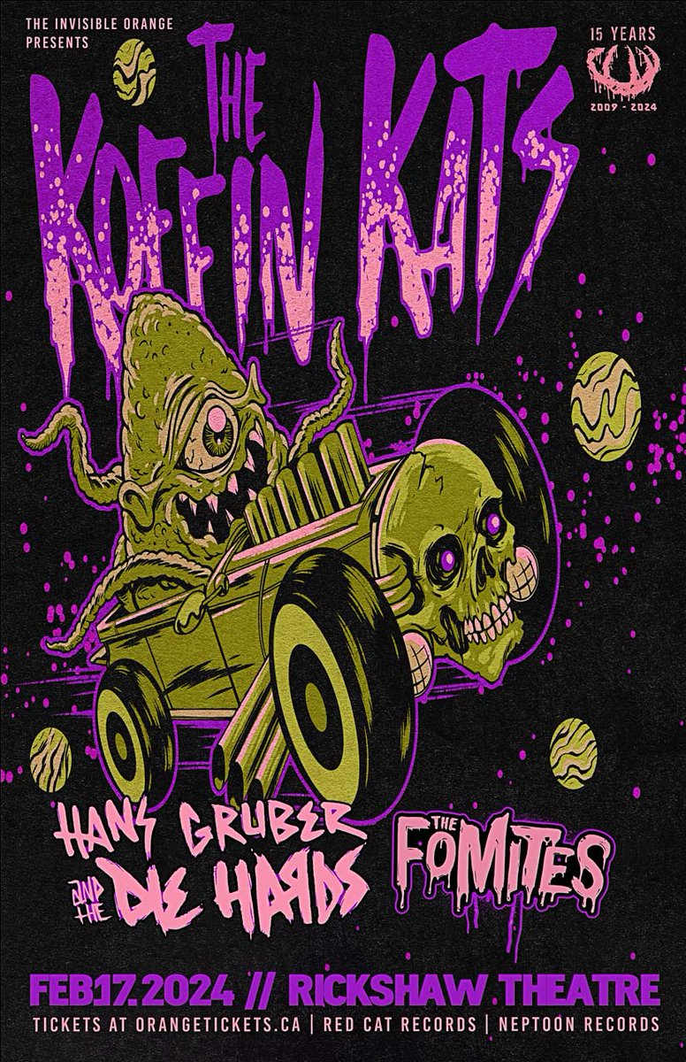 Rickshaw Theatre (@rickshawtheatre) on Twitter photo 😼⚰️ JUST ANNOUNCED ⚰️😼
Detroit's Psychobilly Punk Rockers The <a href="/KoffinKats/">Koffin Kats</a> play the Rickshaw on Feb 17th. With guests <a href="/Gruberites/">Hans Gruber and the Die Hards</a> & local spooky punks #TheFomites.
TIX: ow.ly/yl9B50Qfilv
RSVP: ow.ly/QkSy50Qfilw
TIKCETS ON SALE NOW! 🎫
Presented by <a href="/InvisiblOrange/">The Invisible Orange</a> 😼⚰️ JUST ANNOUNCED ⚰️😼
Detroit's Psychobilly Punk Rockers The <a href="/KoffinKats/">Koffin Kats</a> play the Rickshaw on Feb 17th. With guests <a href="/Gruberites/">Hans Gruber and the Die Hards</a> & local spooky punks #TheFomites.
TIX: ow.ly/yl9B50Qfilv
RSVP: ow.ly/QkSy50Qfilw
TIKCETS ON SALE NOW! 🎫
Presented by <a href="/InvisiblOrange/">The Invisible Orange</a>