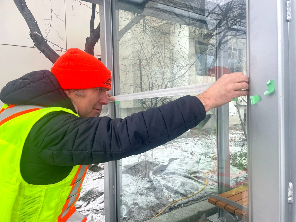 A roomy new bus shelter has been installed in front of the Law Courts on 2nd Ave. The City is planning to install more shelters and new benches in the coming year. 🚍

📍🗺️  Use our scheduling app to track any bus in real-time! Download TransLoc and look for Whitehorse Transit.