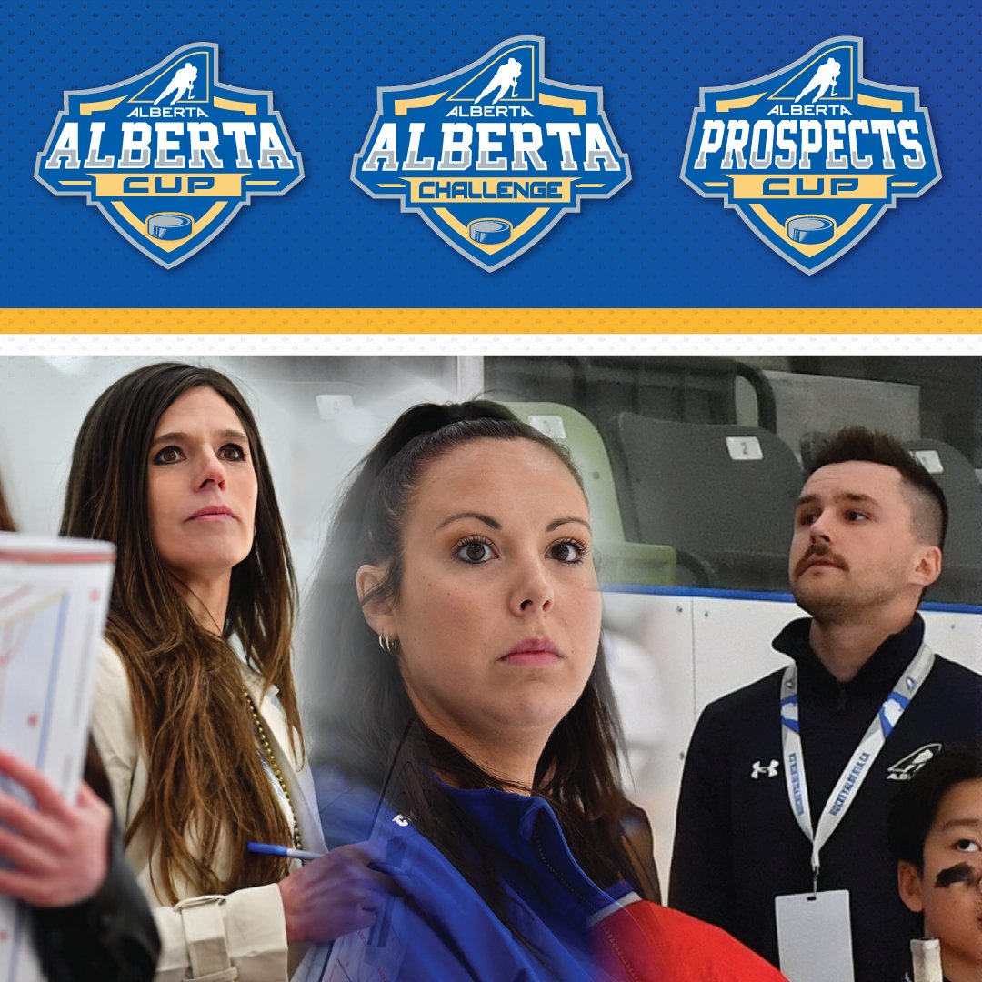 TeamABHockey's tweet photo. Hockey Alberta has selected the staff that will lead each team for the 2024 Spring Showcase!

Alberta Cup, Alberta Challenge and Prospects Cup kick-off April 26.

Staff list ➡ https://t.co/13NUsDyXL1

#AlbertaBuilt https://t.co/r21KdLaCig