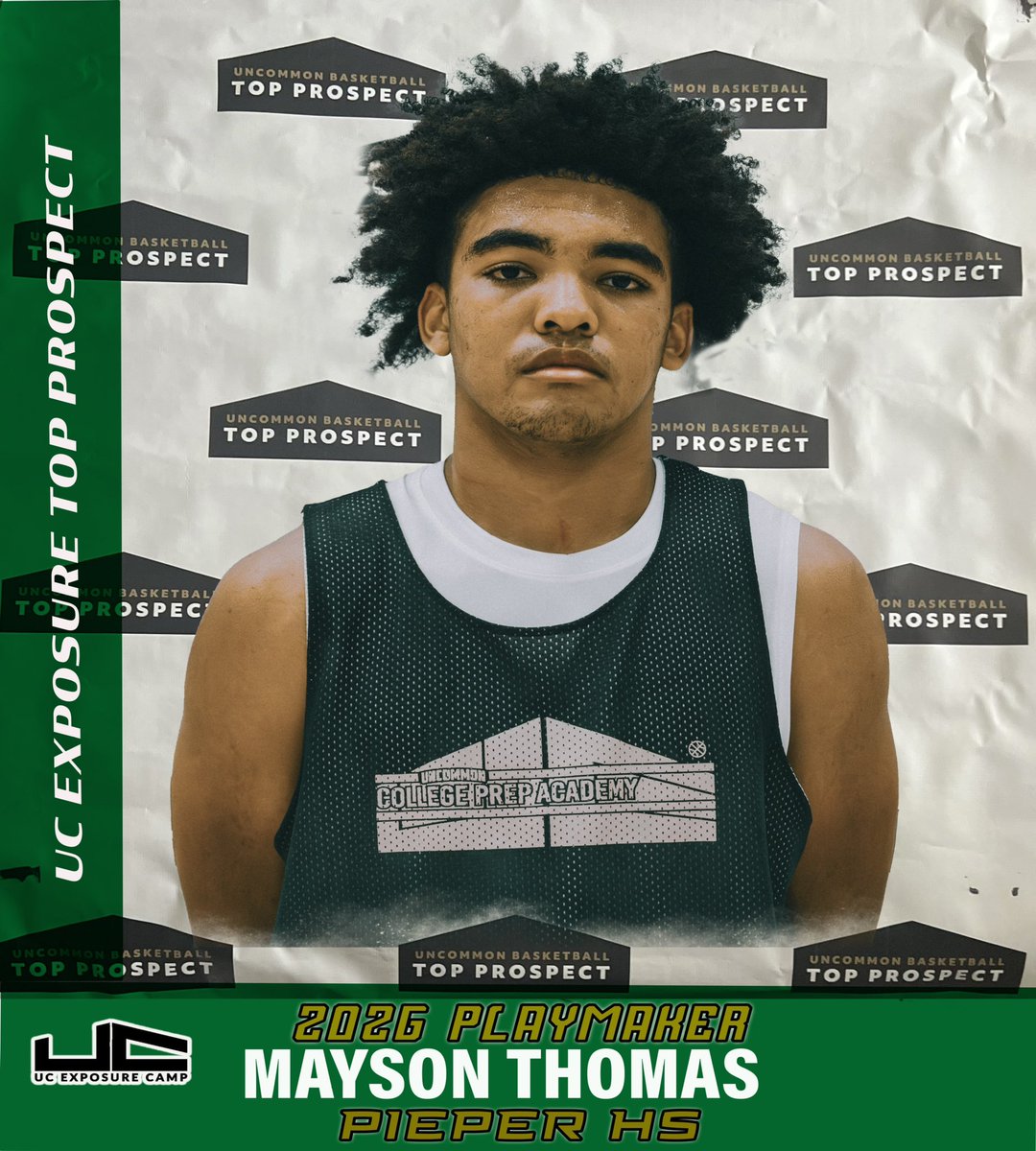 UC_Exposure's tweet photo. And @MaysonThomas07 is only a Soph! I think @PieperHoops is going to make some noise the next few years! They have some solid pieces & @MaysonThomas07 is D1 ALERT w/ a high ceiling and 3 years to Grow his Game #UCExposure #SATopProspect #EarlyLead #D1ALERT @Collegebbopens https://t.co/ZSQVSey6oX