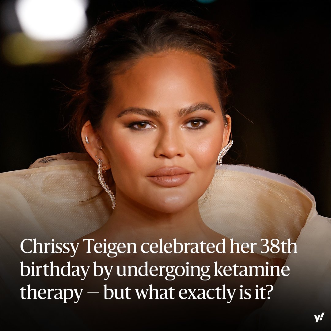 Chrissy Teigen recently celebrated her 38th birthday with family, friends and a mental health treatment known as ketamine therapy. yhoo.it/480jDhY