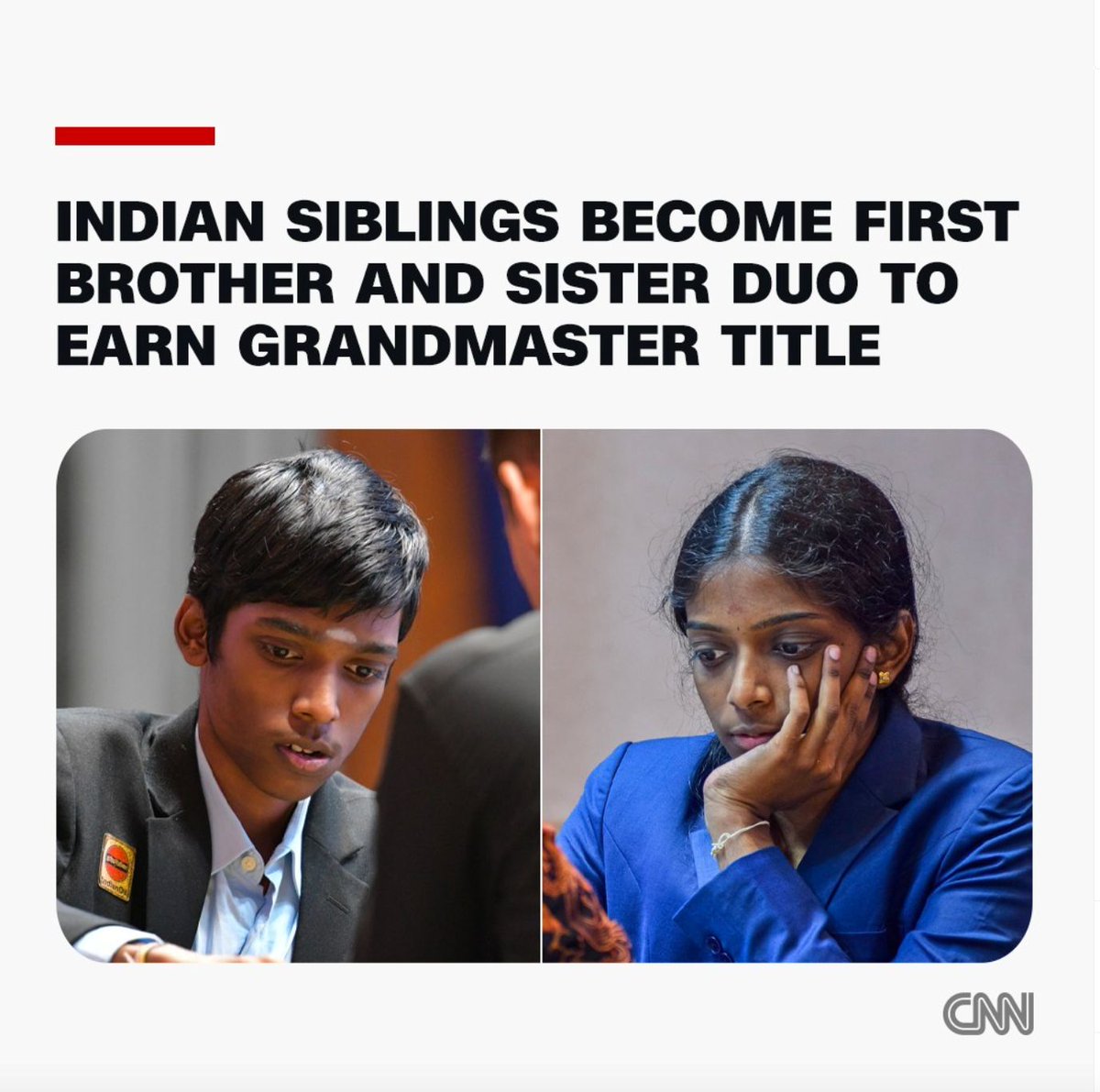 A lil' brother and sister slay 💅. We are freaking HERE 👏🏼 FOR 👏🏼 IT 👏🏼.

>>> Who out there has got a sick bro-sis duo? Tag 'em in the comments! 👇️👇️👇️

📸 @cnn
.
.
.
#sslm #girlsinspiration #girlsofchess #inspirationalgirls #brothersisterduo