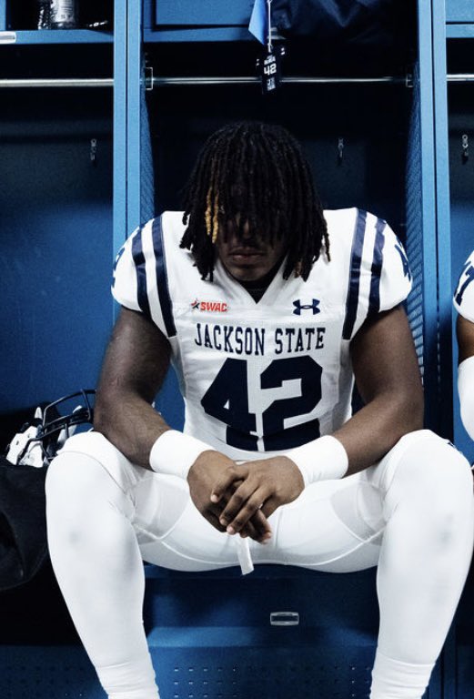 First of all, I would like to thank the coaches at Jackson State for the opportunity to play collegiate football. I am grateful for my experiences and all I learned this season. With that being said, I am in entering the transfer portal with two years of remaining eligibility.