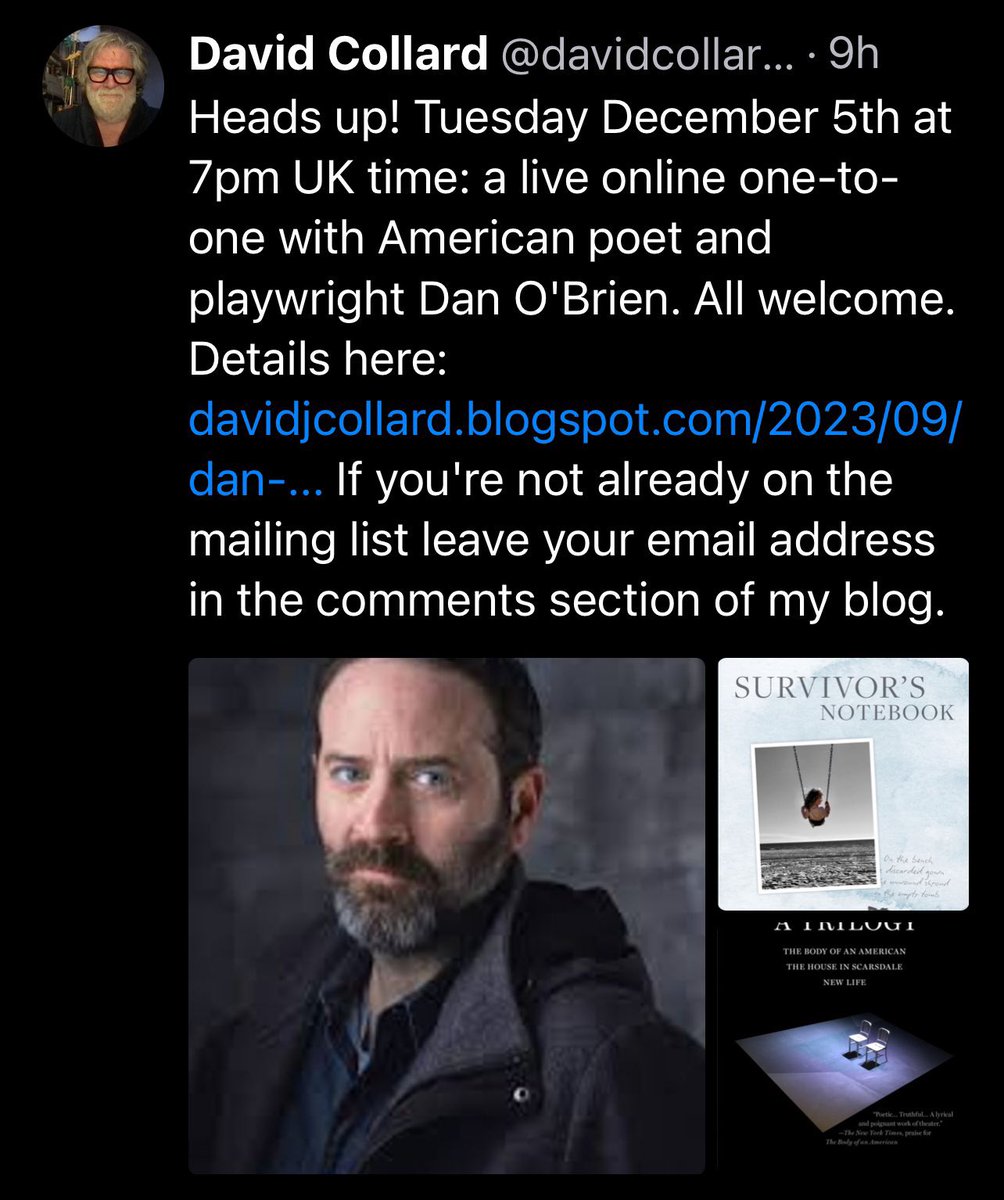 Dan O'Brien (@danobrienwriter) / X