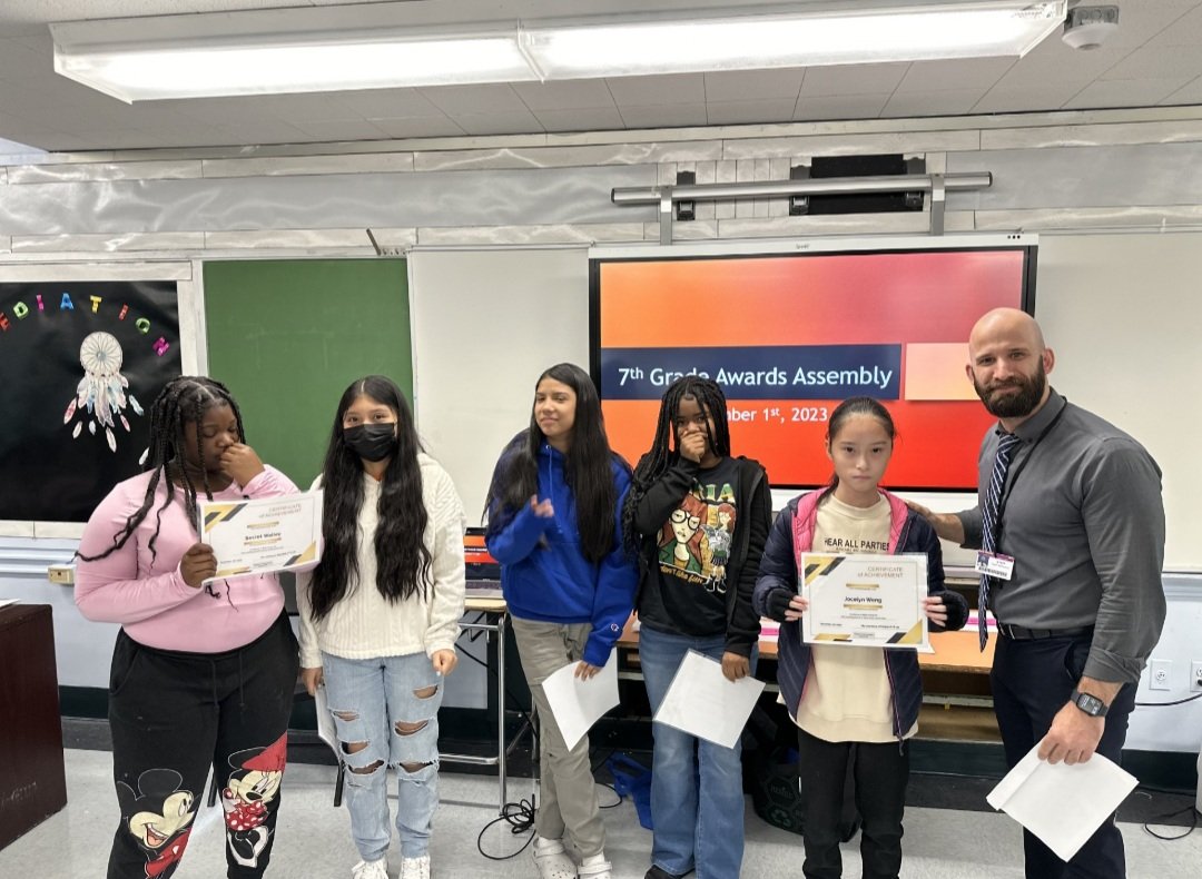Congratulations to all our 7th grade Scholars, who were honored at our award ceremony, for Excellence in specific content areas! Keep up the great work. 💜🦁💜 <a href="/CSD31SI/">CSD31StatenIsland</a> <a href="/Ms_Nat_Lawrence/">NATALIE C. LAWRENCE</a> <a href="/DrMarionWilson/">Dr. Marion Wilson</a> <a href="/CChavezD31/">Christine Chavez</a>