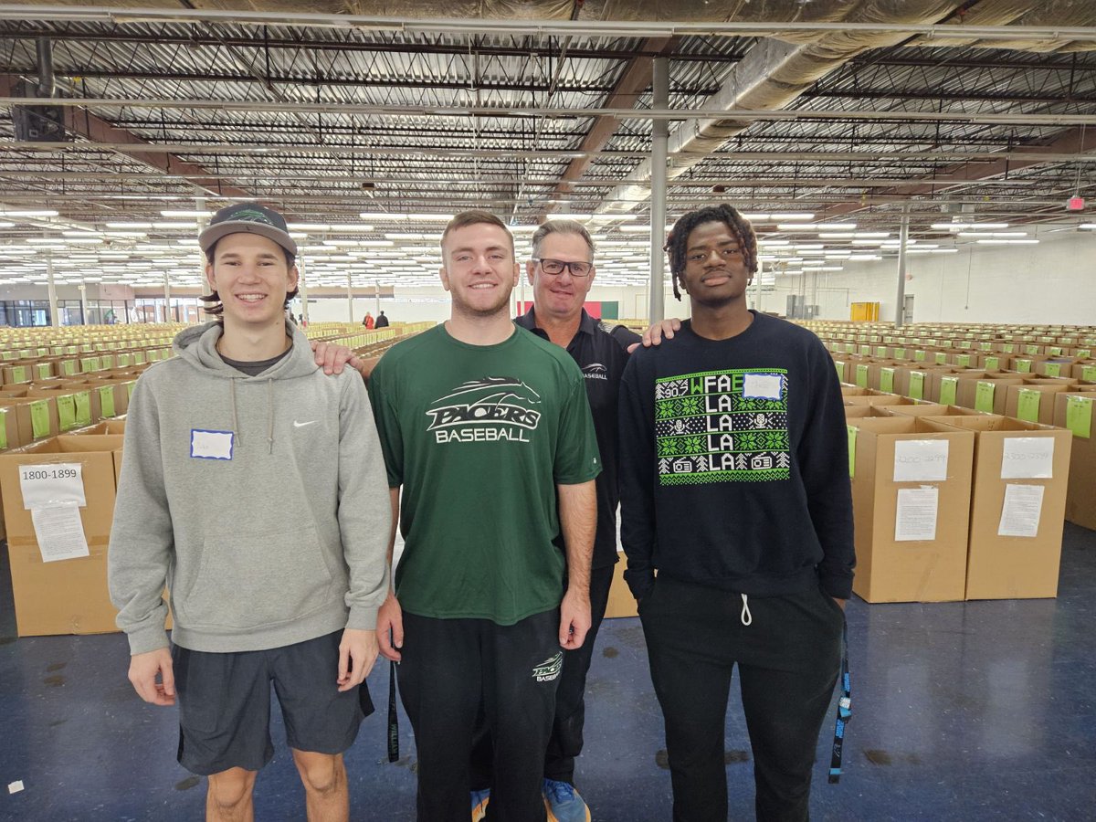 Some of our guys working the Salvation Army, Angel Tree toy drive today #GoPacers🐎