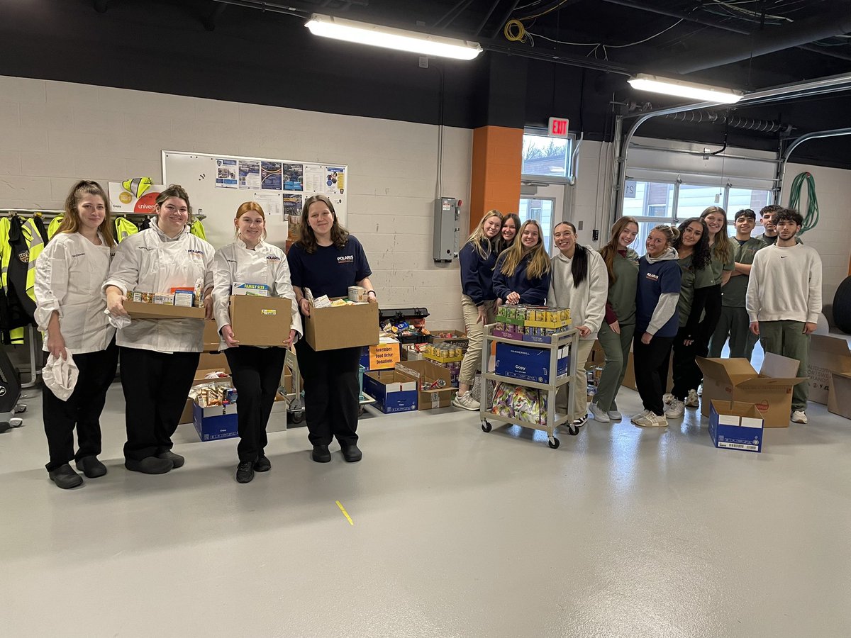 Our awesome Student Ambassadors donated 3,332 food items to be sent to local food pantries this month! Thank you students for your generosity! This food drive will help families in need in all six of our districts.