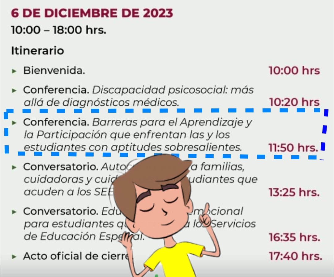 Mañana empieza el 2o Congreso de E.E. de SEP y el 6 de Dic hay tema de #AptitudesSobresalientes con nuestro admirado Dr. Pedro Covarrubias👇🏽 @CovarrubiasPe youtube.com/@canalsep?si=4…