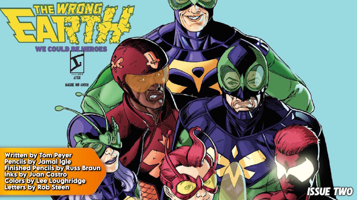 PopCultHQ's tweet photo. [NCBD 12/6] @AhoyComicMags: THE WRONG EARTH: We Could Be Heroes #2 by @tompeyer, @JAMALIGLE, @RussBraun2, @juancastroinker, #LeeLoughridge &amp; #RobSteen + @stuartmoore1 w/ @jprocstar #NCBD #TheWrongEarth #WeCouldBeHeroes #AHOYComics #ExpectMore

https://t.co/mJSB3H8I9v https://t.co/zGBexCXN1n