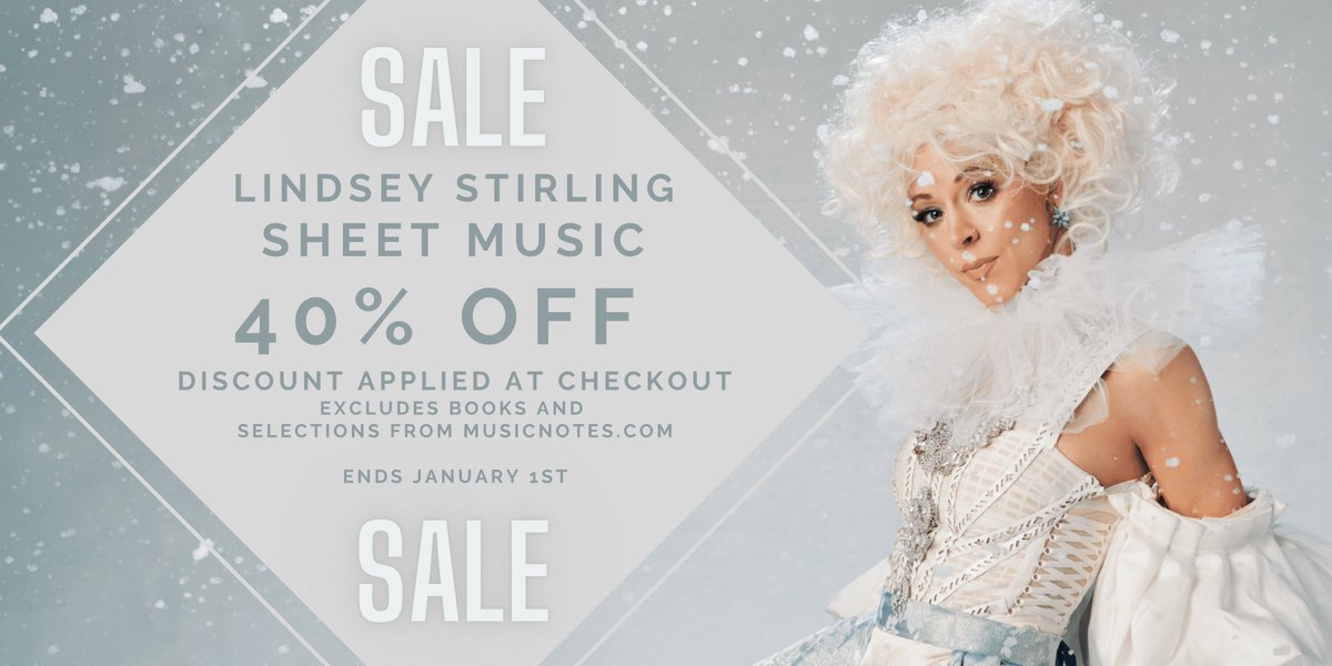 LindseyStirling's tweet image. Have you been practicing??  Your Christmas Eve family talent show is drawing near!  #40percentoff #lindseystirlingsheetmusic
lindseystirlingsheetmusic.com