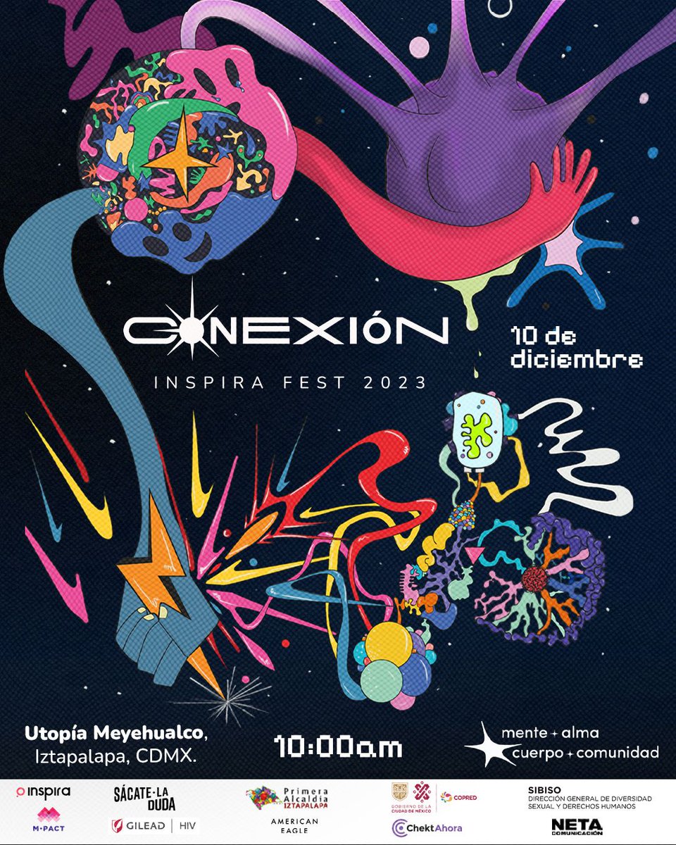 institutoriamx's tweet photo. Nos emociona mucho participar en las actividades de #InspiraFest 2023 con nuestros servicios de análisis de sustancias, asesorías personalizadas e información sobre reducción de riesgos y gestión de placeres. 💊🔬
Nos vemos este domingo 10 de diciembre de 2 pm a 6 pm.🫰 https://t.co/SRkFFEQBp8