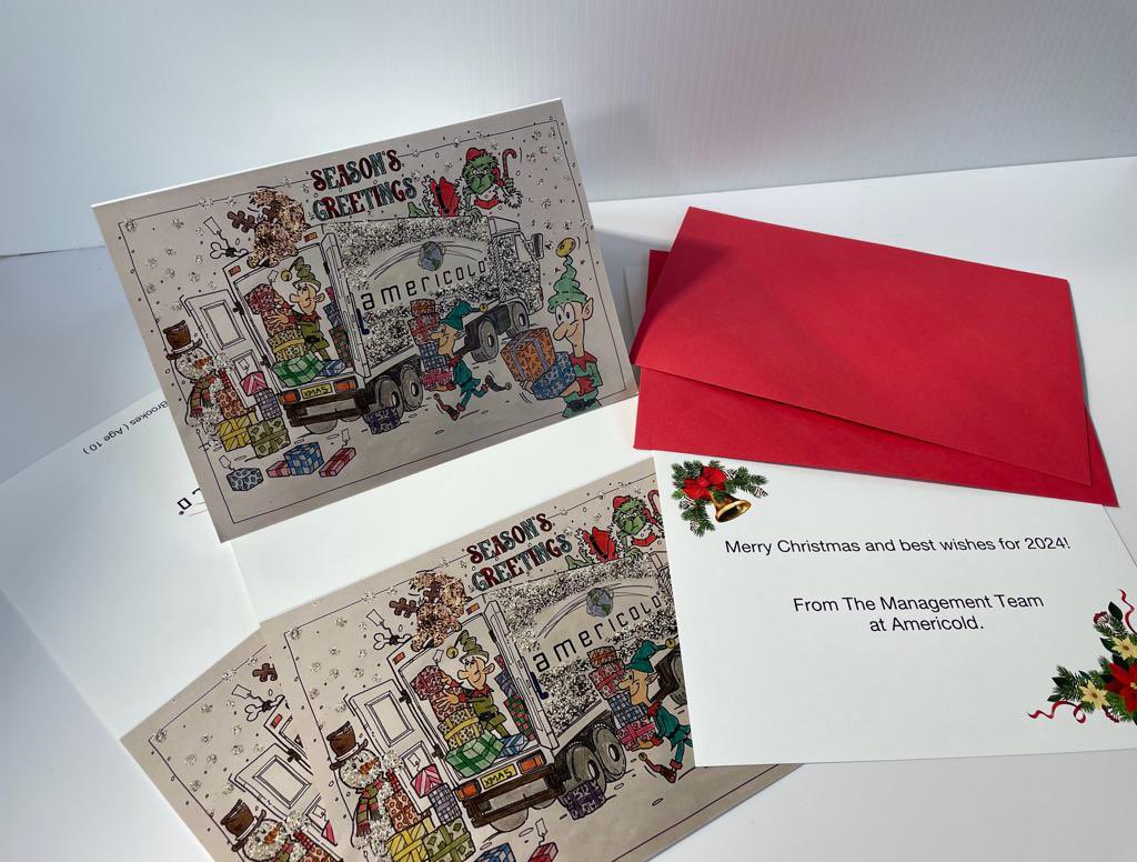 Cyclone_Signs's tweet image. There’s only 3 weeks until Christmas!! 
Have you got your Christmas cards sorted yet?

Here are some very festive Christmas cards we have printed and delivered to @americold this week!

#cyclonesigns #christmascards #Americold #FestiveSeason #shrewsbury #whitchurch #shropshire