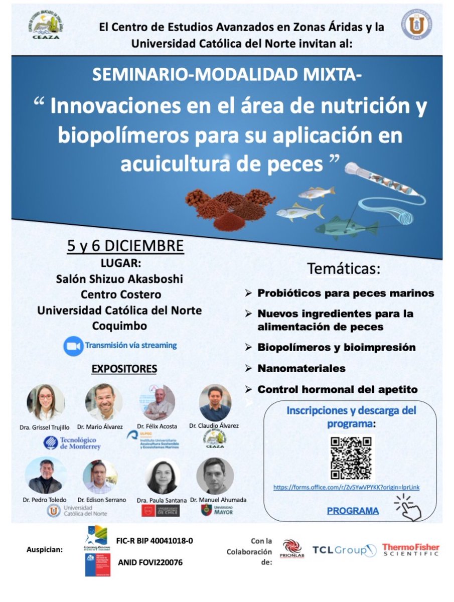 Invita <a href="/LARVAplus/">RED CYTED</a> 👇🏾💻🐟