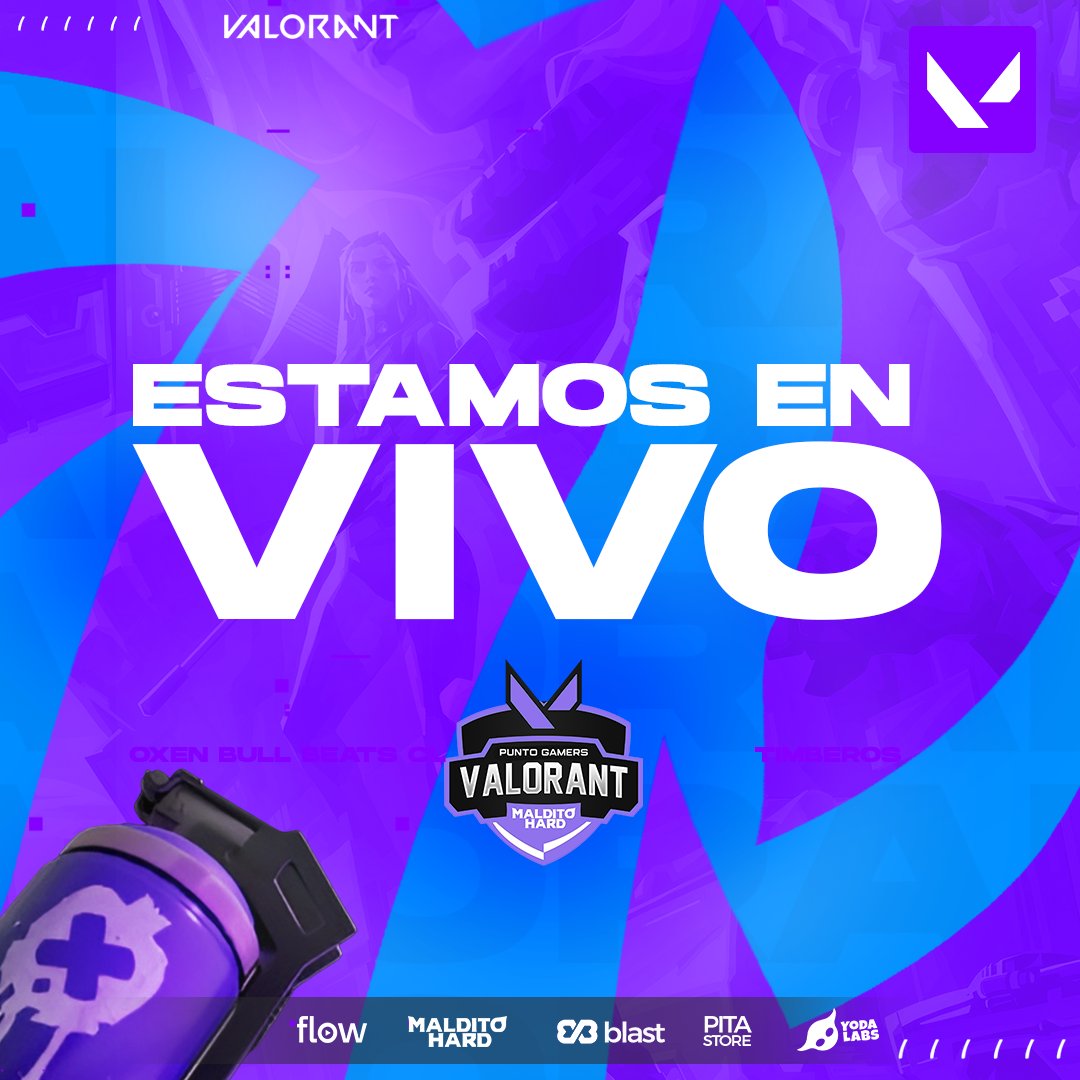 ¡ESTAMOS EN VIVO! Ya estamos en vivo, comienza el Winner Match entre @LRVEsports vs @NottinghamVLR en busca del pase a Playoffs. 🫣 📺 Twitch.tv/puntogamers_ 📺 Canal 601 Flow Gaming