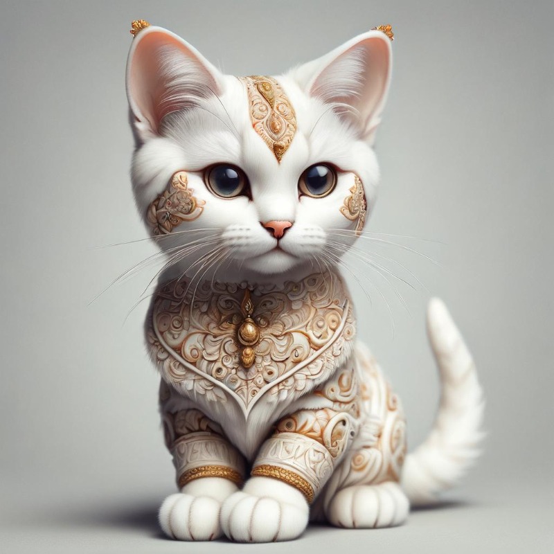 gencraft_ai's tweet photo. "Beautiful white Cat with ornate patterns in its fur."

By Gencraft: the world's fastest (and free!) AI image and video generator