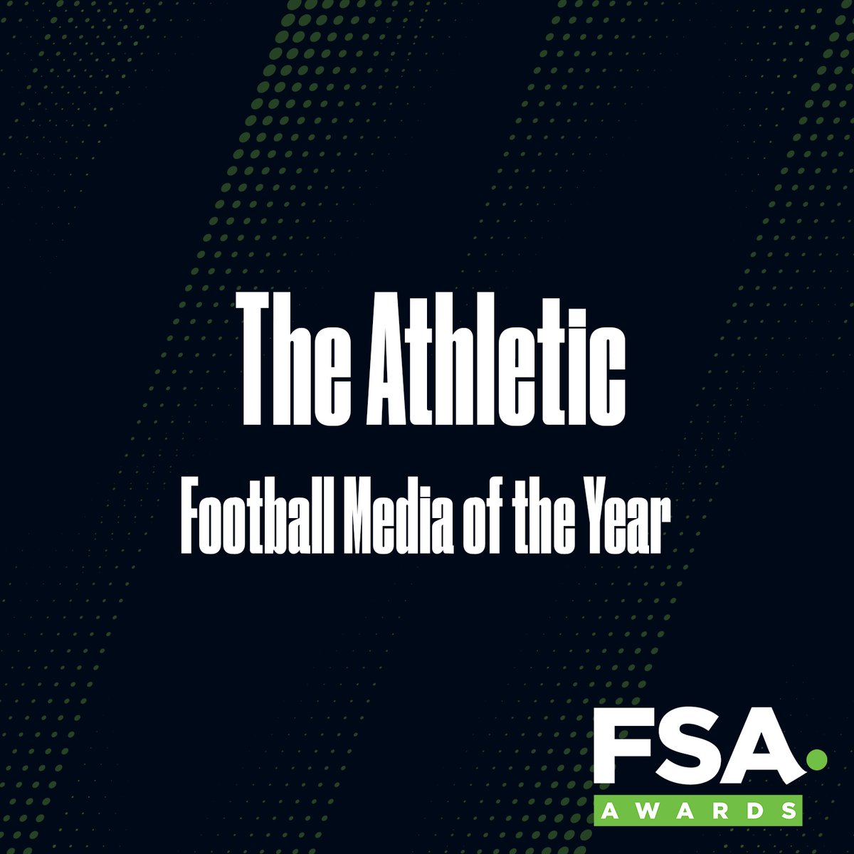 And the winner is <a href="/TheAthleticFC/">The Athletic | Football</a> - an unstoppable force that is proving extremely popular among the matchgoing public.

Congratulations to everyone at The Athletic!